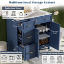 Bathroom Vanity With Sink, Soft Close Doors, Adjustable Shelves