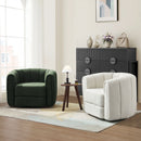 Swivel Accent Chair Wide Upholstered For Living Room
