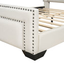 Upholstered Bed With Slats Support, No Box Spring Needed