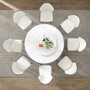 Table With Rotating Tray Scratch & Heat For Kitchen & Restaurant(Table Only - White