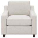 Christine - Upholstered Sloped Arm Sofa Set