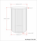 Demy - Accent Table - Natural / Black