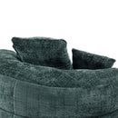 Lazy Sofa High Back Bean Bag Chair Couch With 3 Pillows