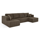Modern Minimalist U - Shape Modular Sectional Sofa