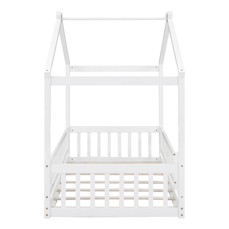 Bed House Bed Frame With Fence