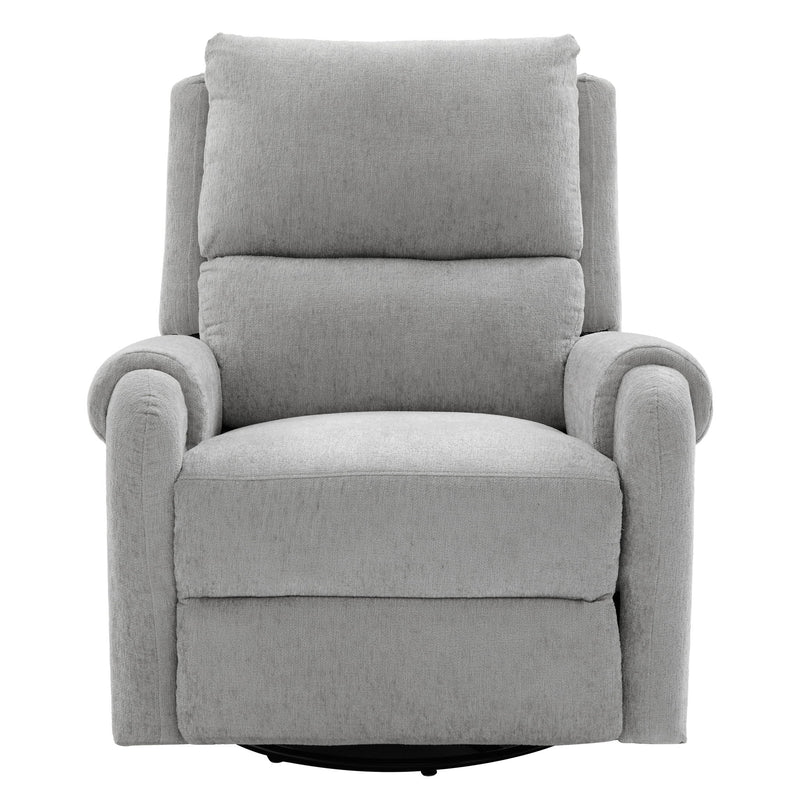 Manual Recliner Massage Chair With Swivel Rocker, 8 Massage Modes, Side Storage Pocket