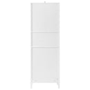 Freestanding Tall Bathroom Cabinet With Soft Close Doors And Adjustable Shelves