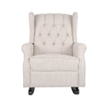 Sheila - Contemporary Fabric Tufted Wingback Rocking Chair
