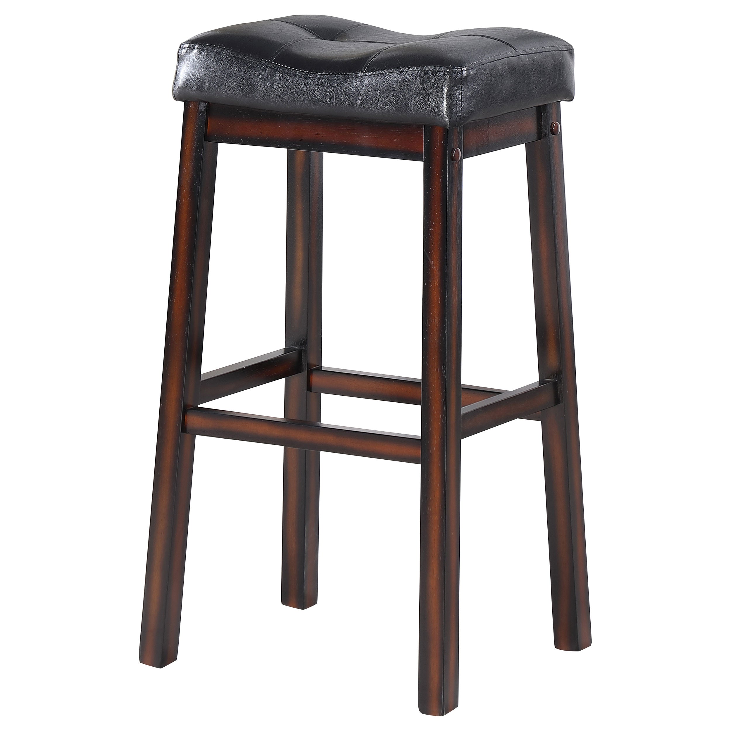 Donald Upholstered Bar Stool Cappuccino (Set of 2) — view 5