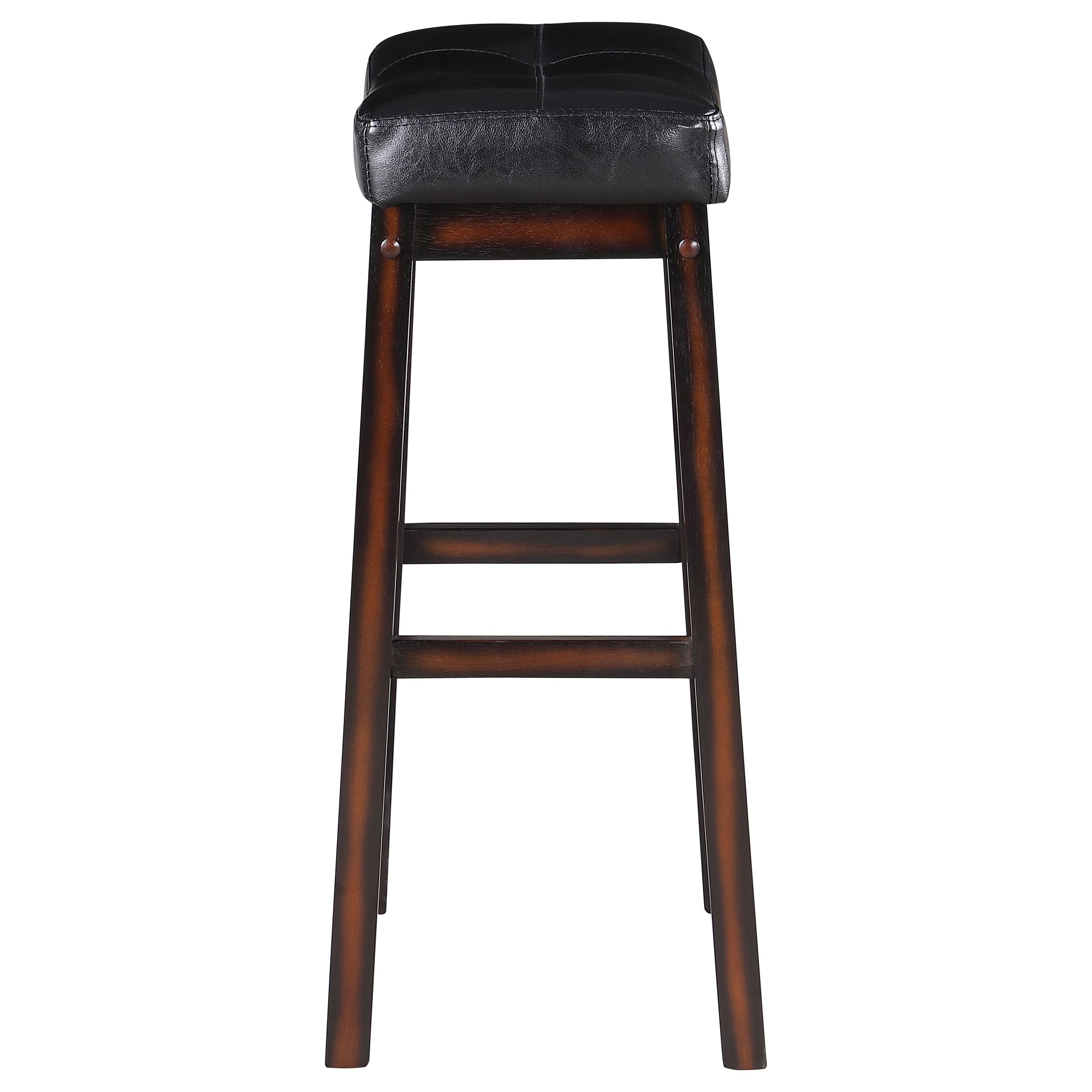Donald Upholstered Bar Stool Cappuccino (Set of 2) — view 6
