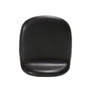 Contemporary Bar Stool With Stylish Seat And Small Backrest