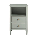 Winston - 2 Drawer Storage Nightstand