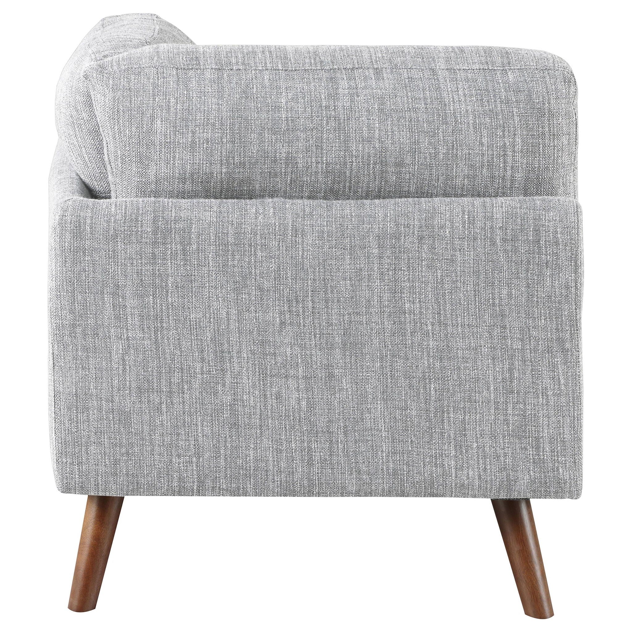 Churchill Upholstered Corner Chair Grey