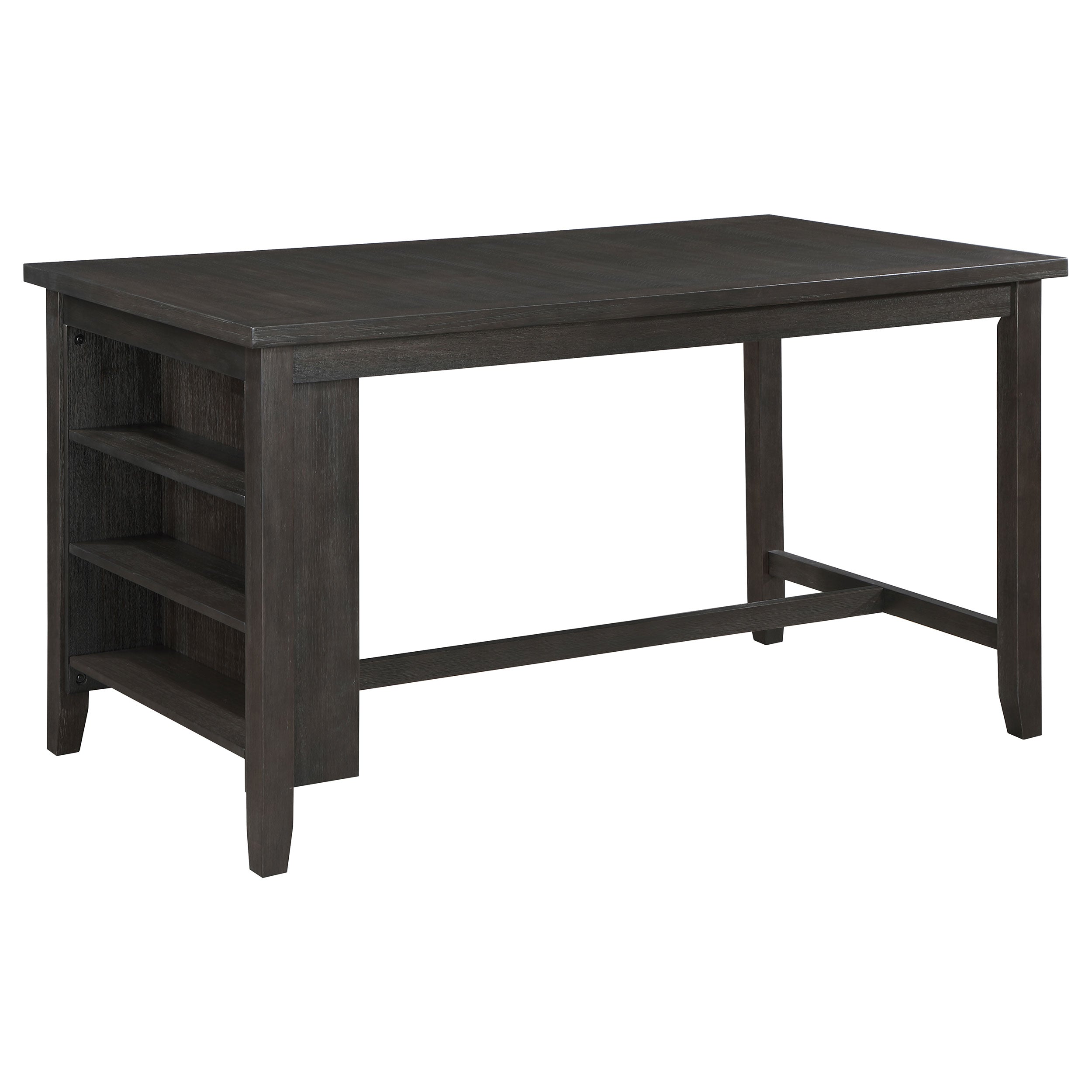 Elliston 66-inch Counter Height Dining Table Dark Grey — view 1
