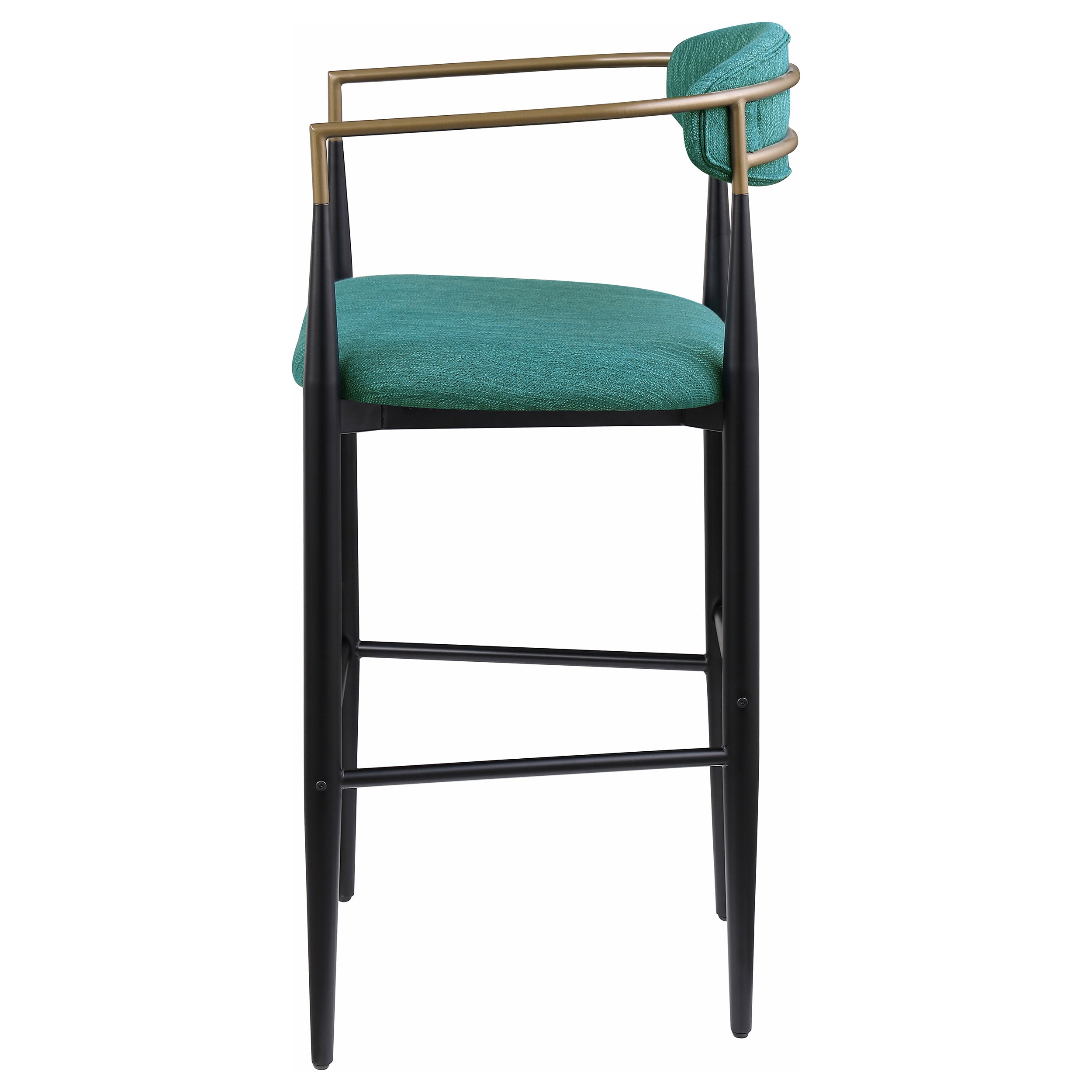 Tina Fabric Upholstered Bar Chair Green (Set of 2) — view 6