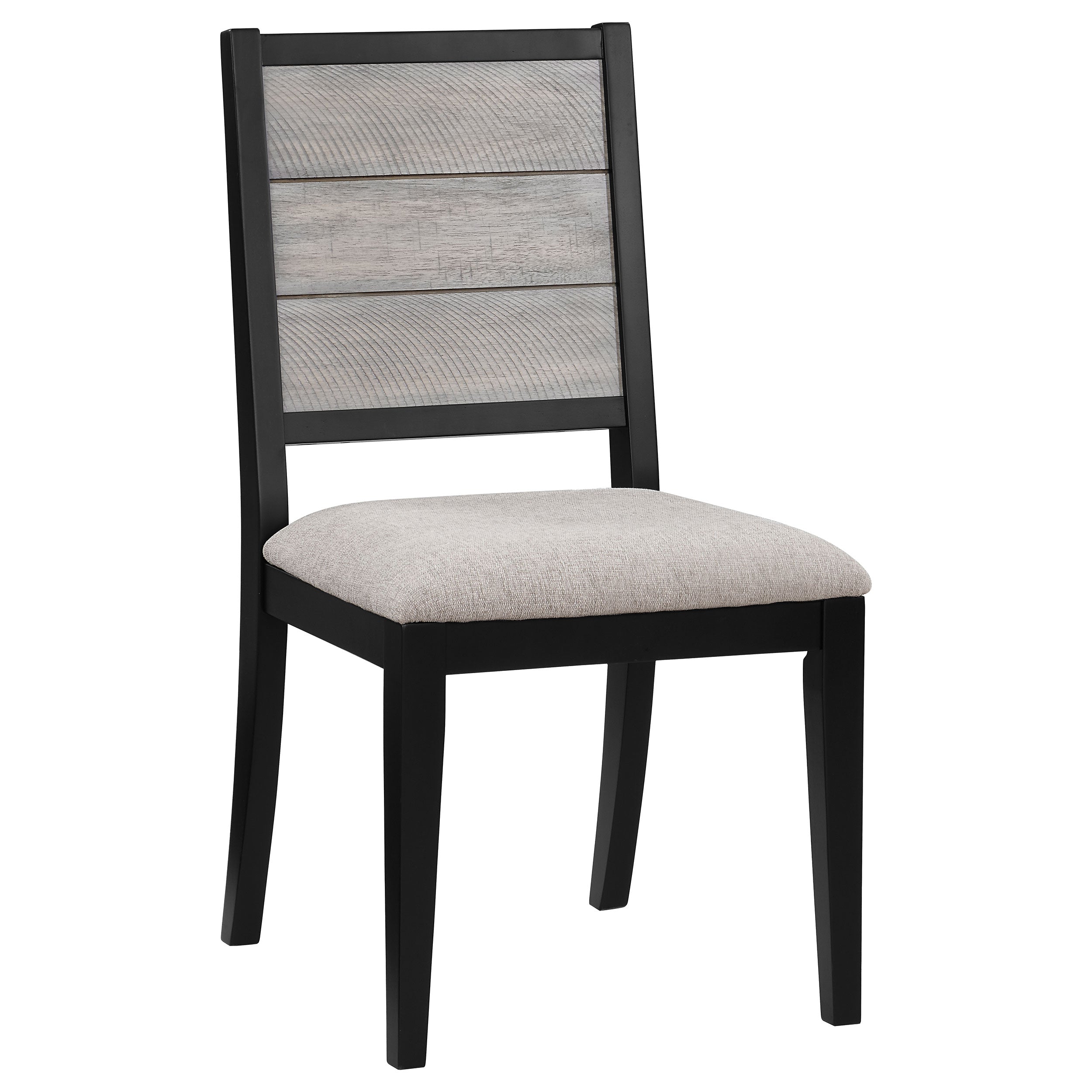 Elodie 7-piece Rectangular Extension Leaf Dining Set Black — view 6