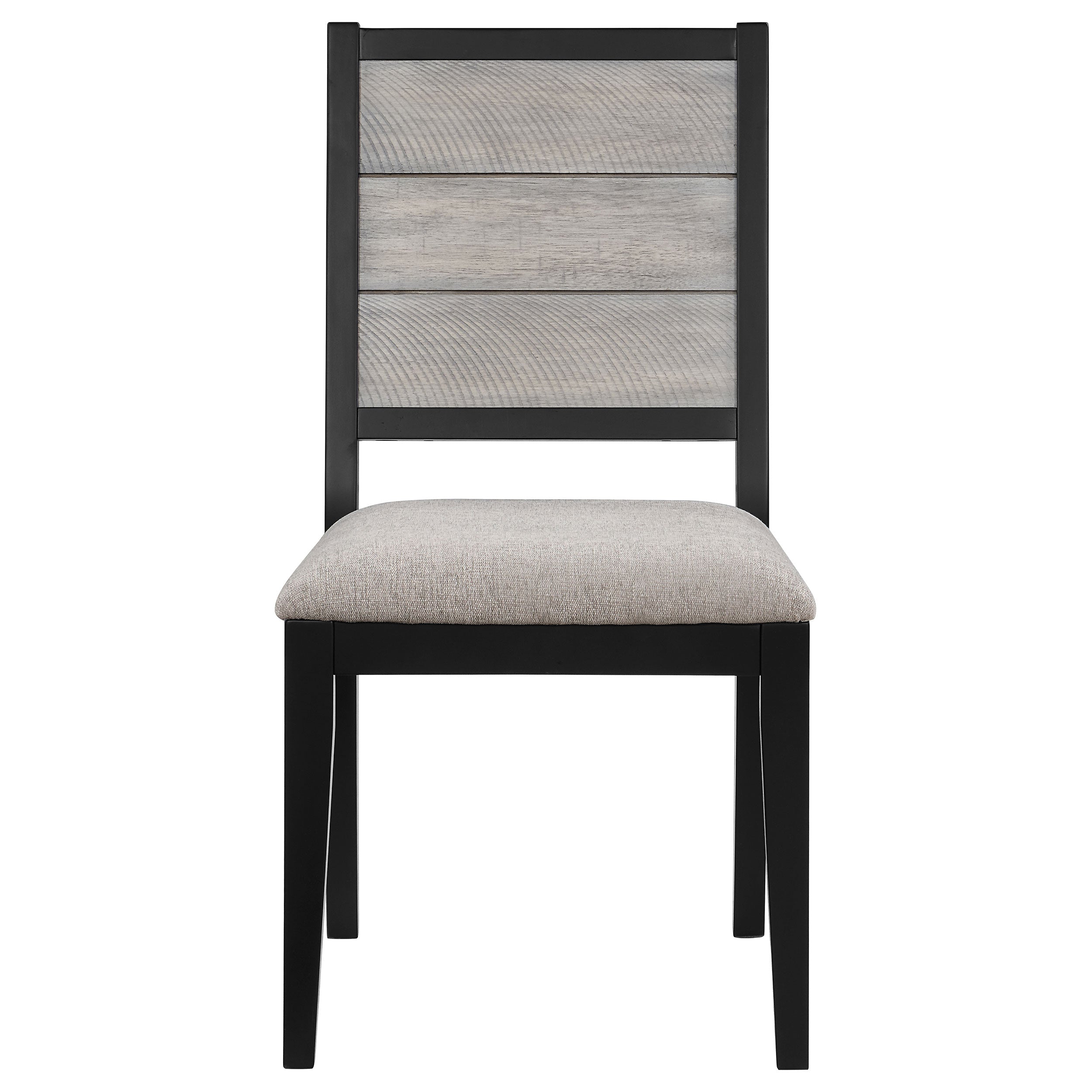 Elodie 7-piece Rectangular Extension Leaf Dining Set Black — view 7