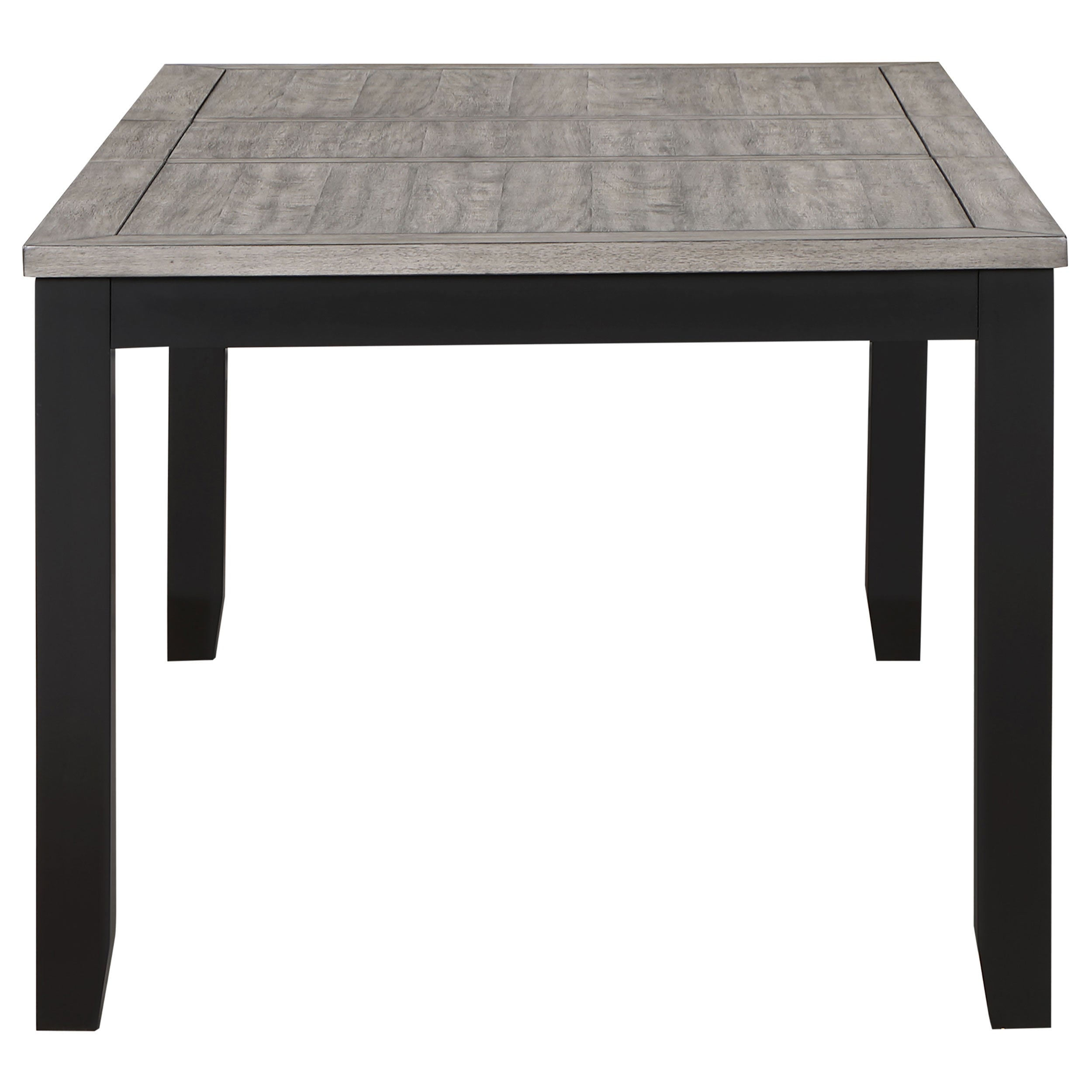 Elodie Rectangular 78-inch Extension Leaf Dining Table Black — view 4