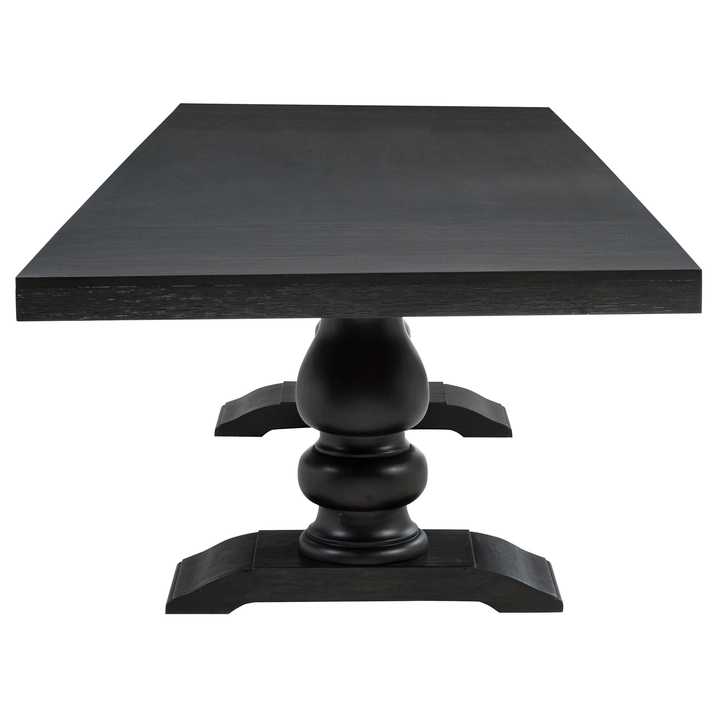 Phelps 7-piece Rectangular Dining Table Set Distressed Noir — view 5