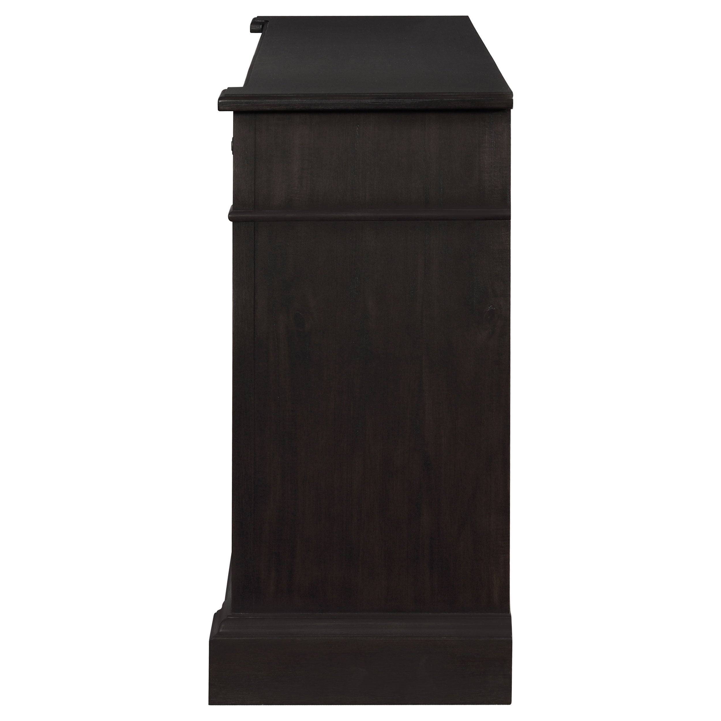 Phelps 2-door Sideboard Buffet Cabinet Distressed Noir — view 5