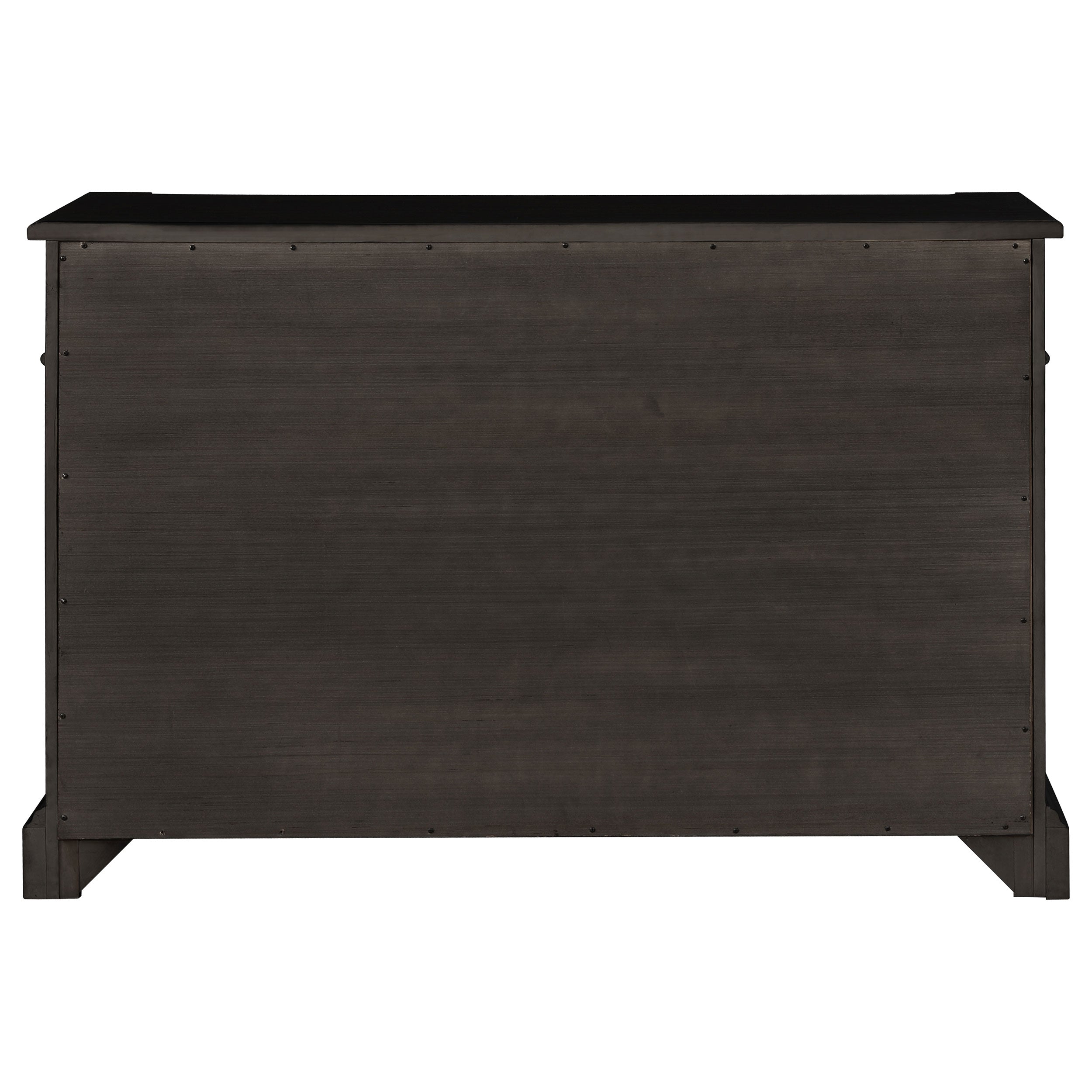 Phelps 2-door Sideboard Buffet Cabinet Distressed Noir — view 7