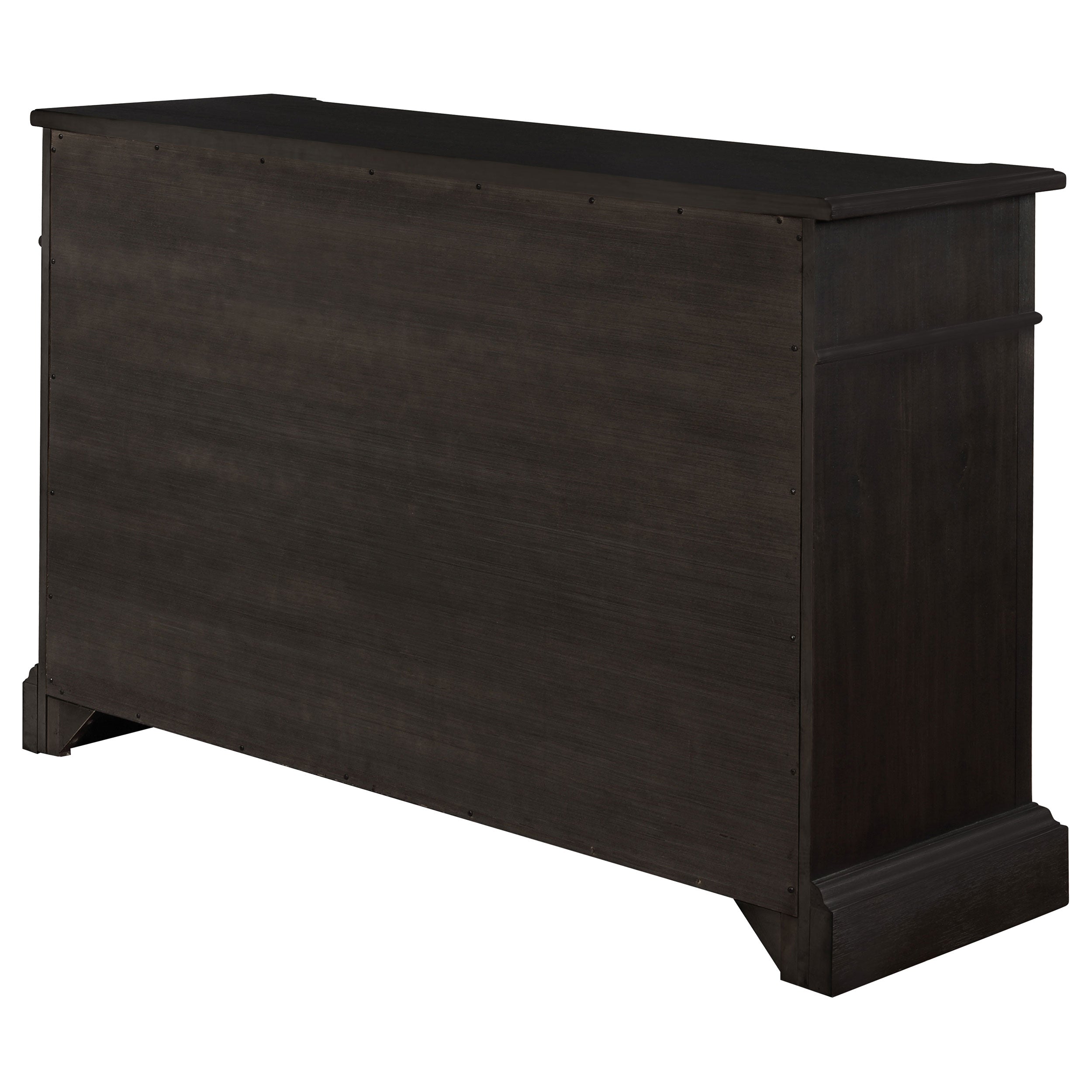Phelps 2-door Sideboard Buffet Cabinet Distressed Noir — view 8