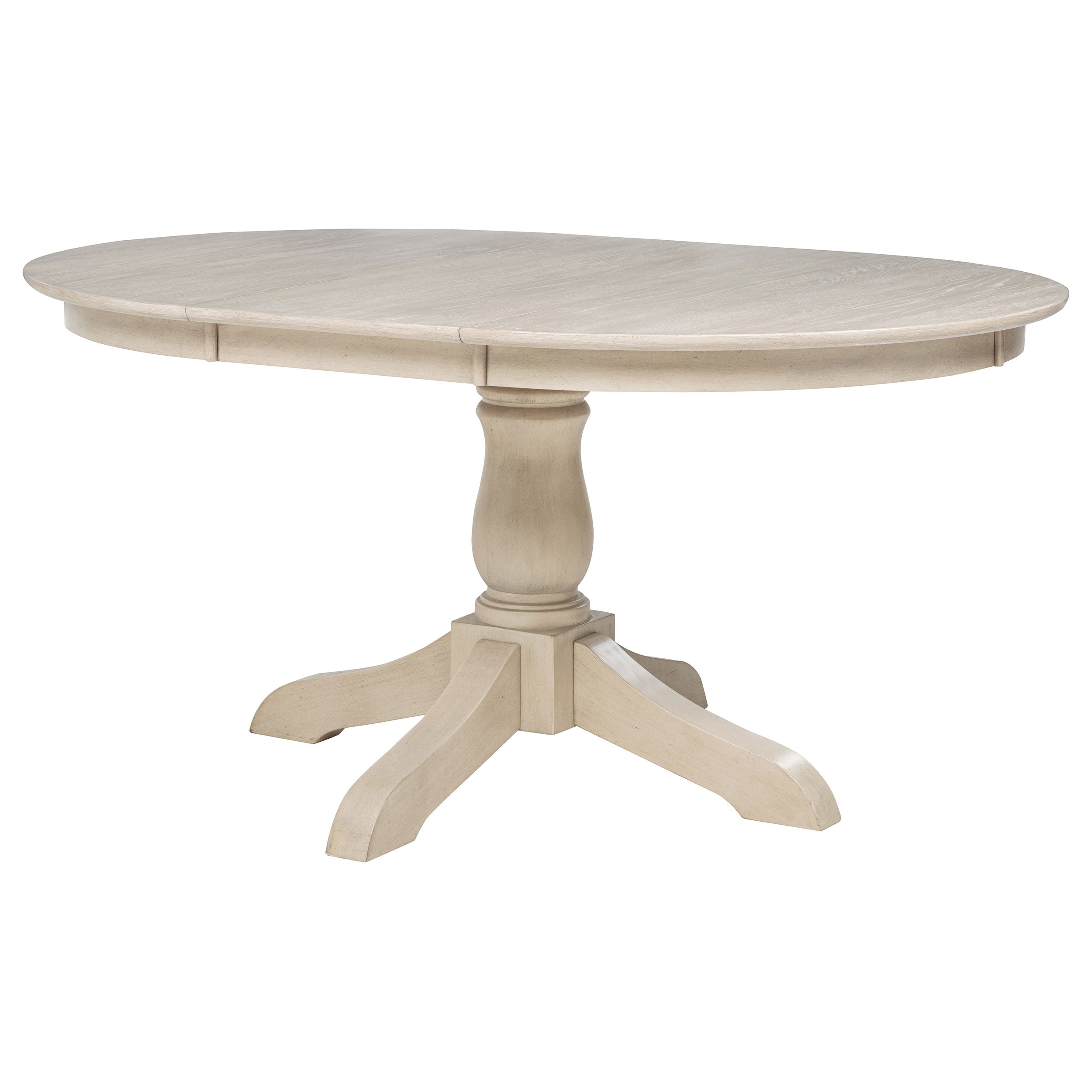 Orrison Oval 62-inch Wood Extension Leaf Dining Table Linen — view 5