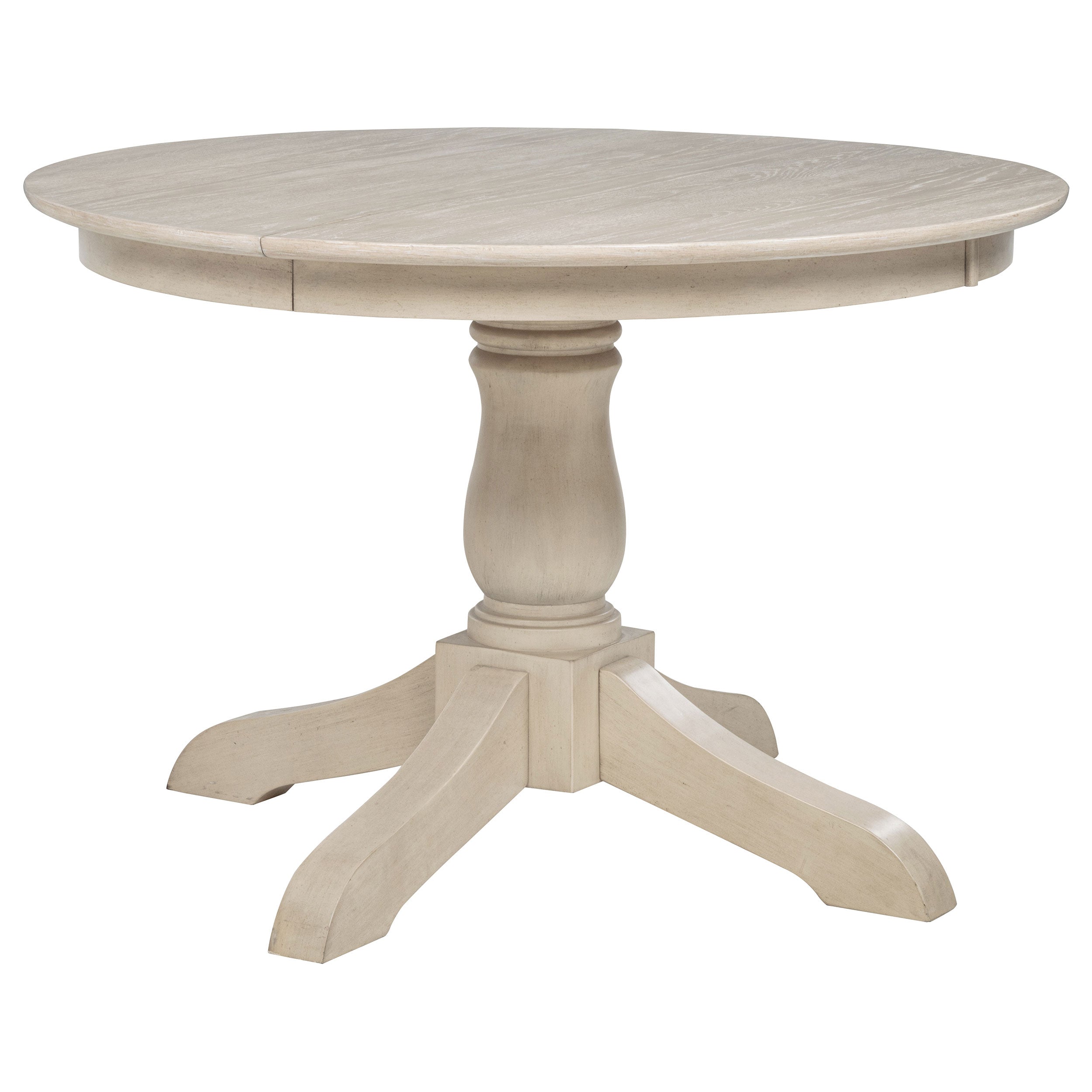 Orrison Oval 62-inch Wood Extension Leaf Dining Table Linen — view 6