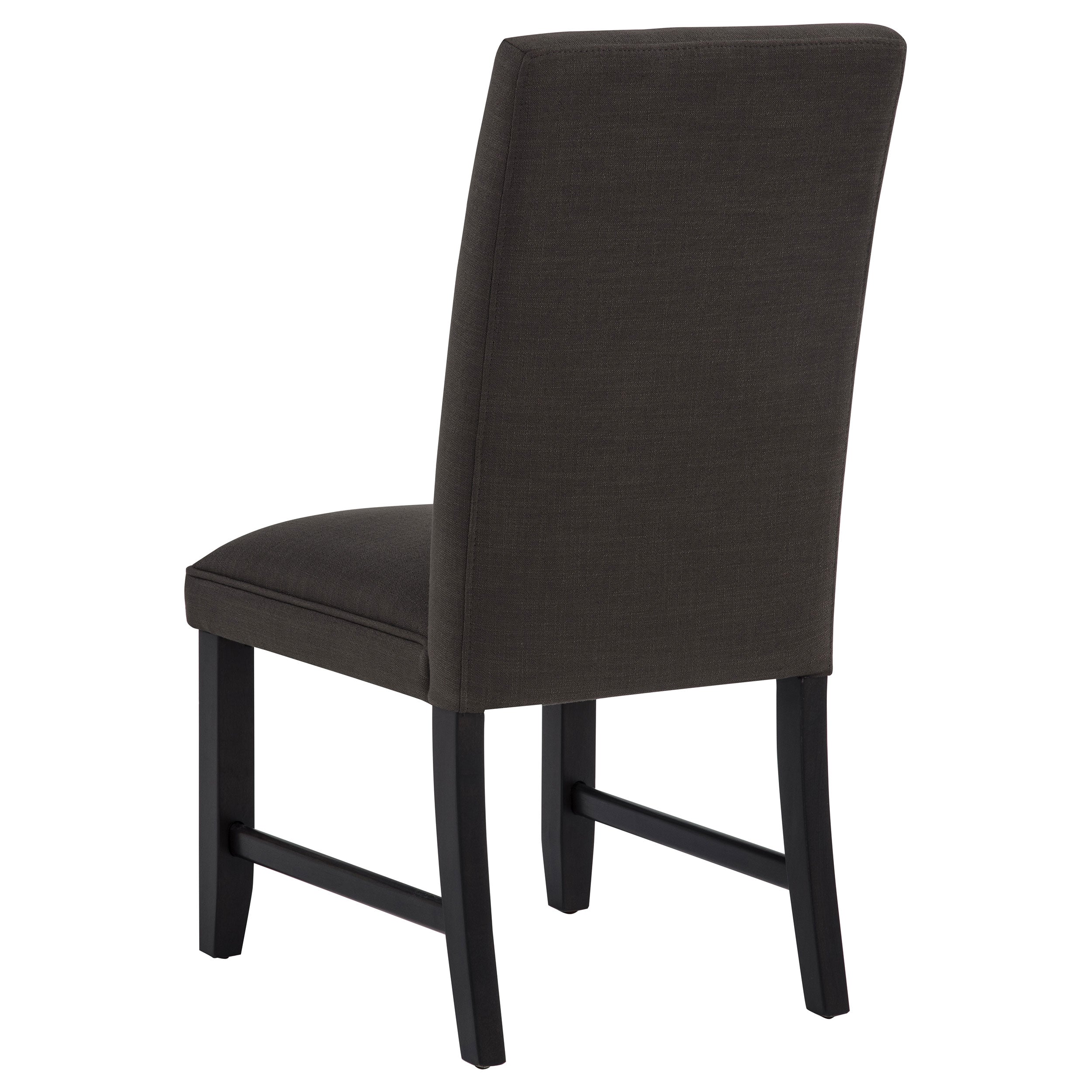Berning Fabric Upholstered Parson Side Chair Charcoal Grey (Set of 2) — view 6