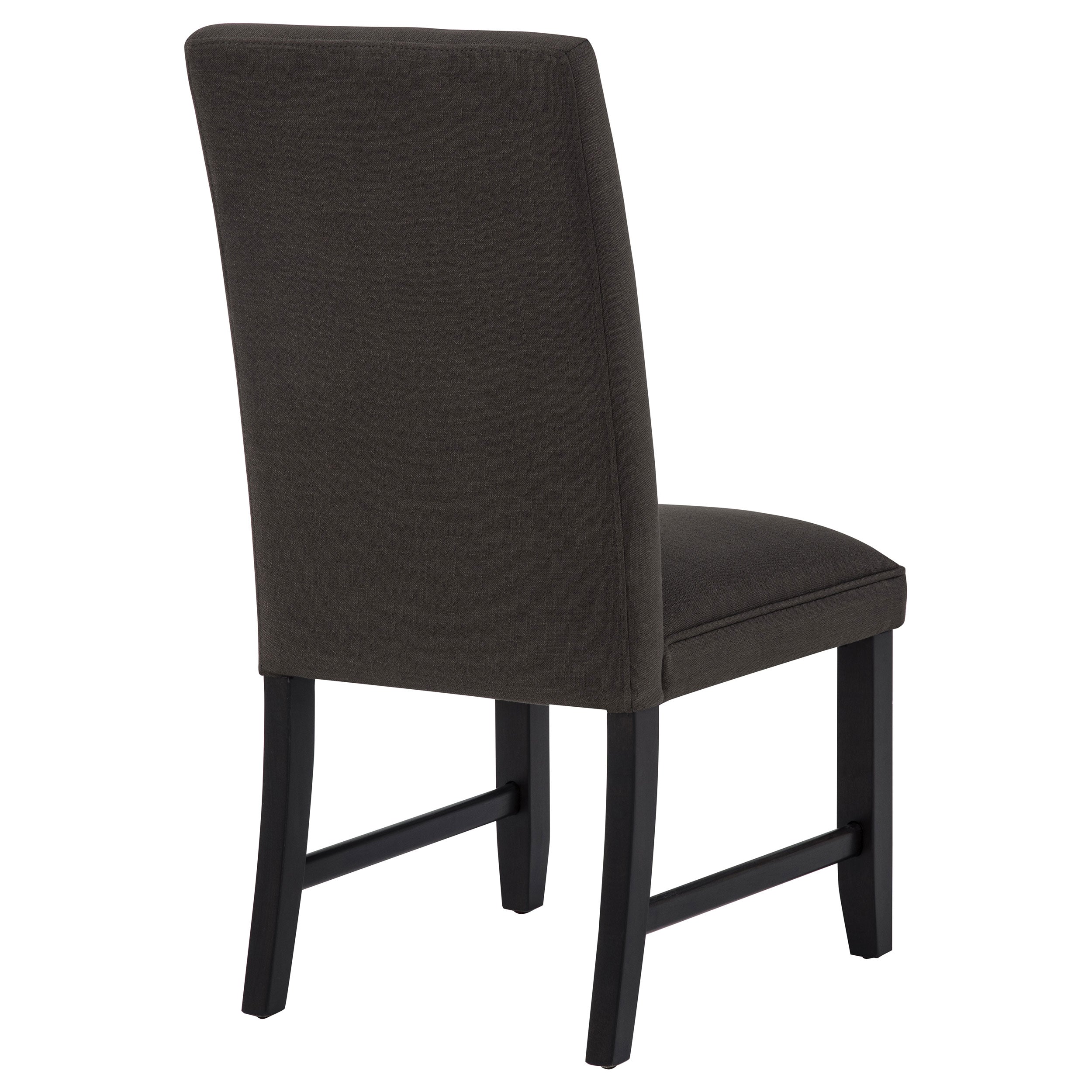 Berning Fabric Upholstered Parson Side Chair Charcoal Grey (Set of 2) — view 8