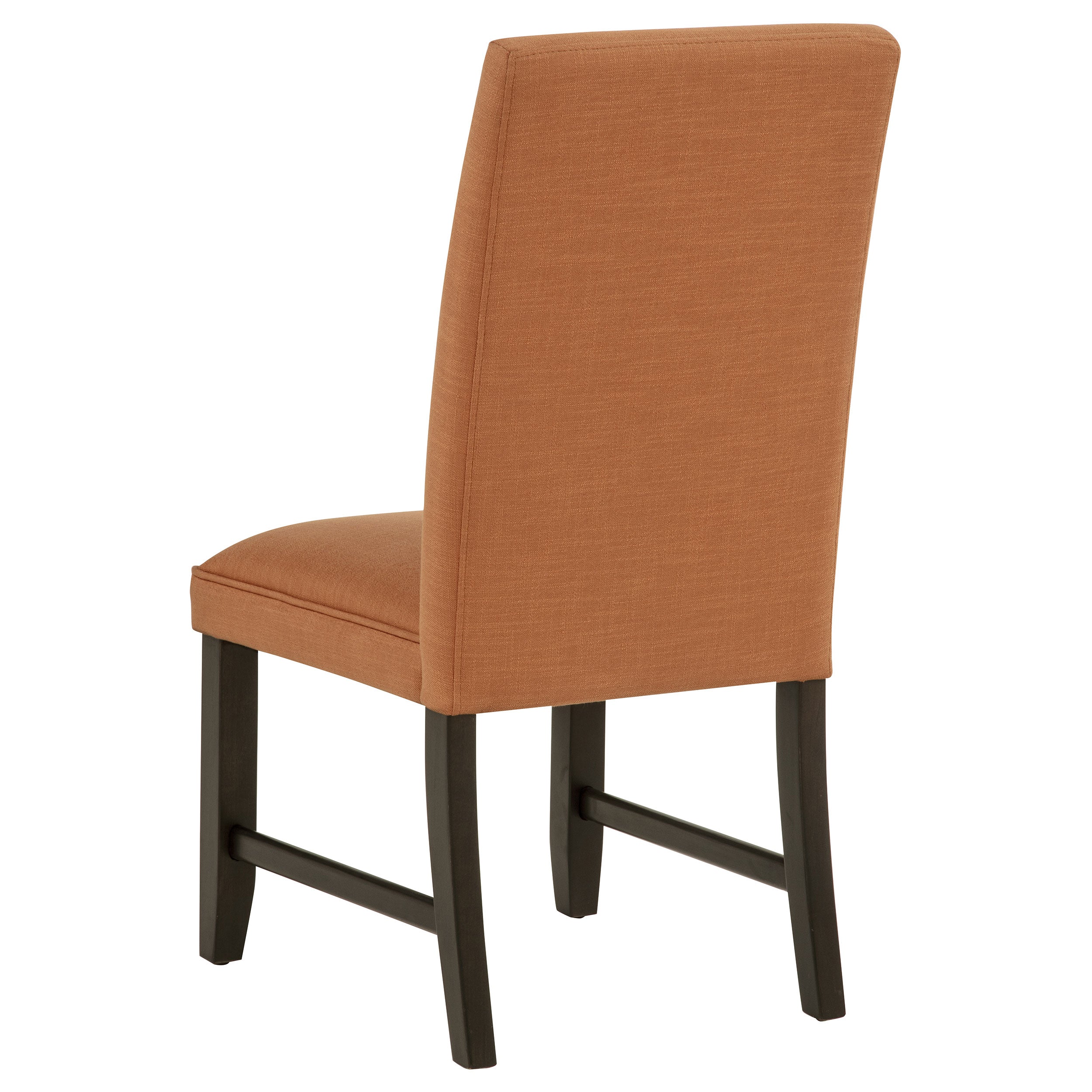 Berning Fabric Upholstered Parson Side Chair Salmon Orange (Set of 2) — view 6