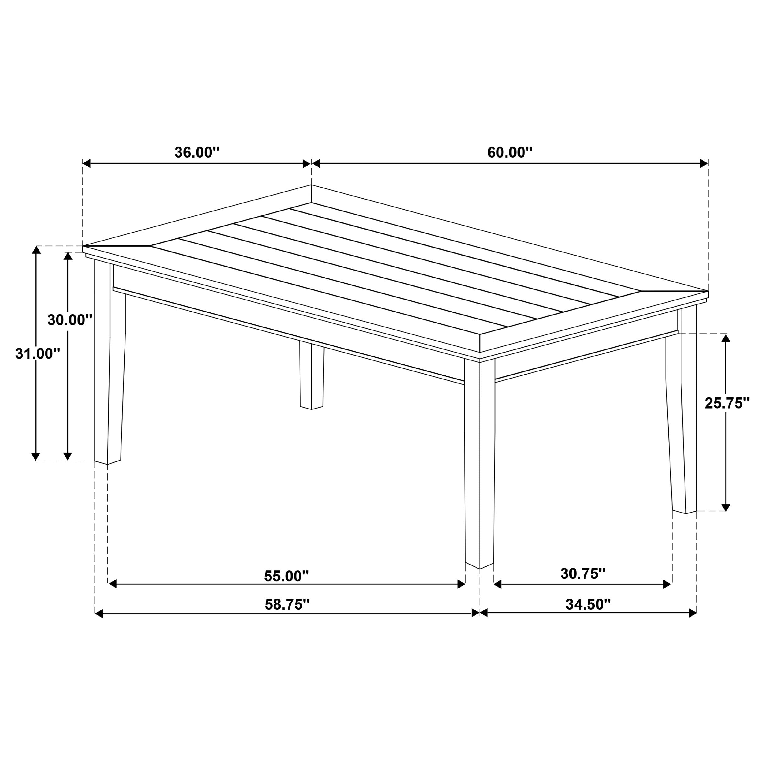 Atwood 5-piece Rectangular Wood Dining Set Warm Brown — view 17