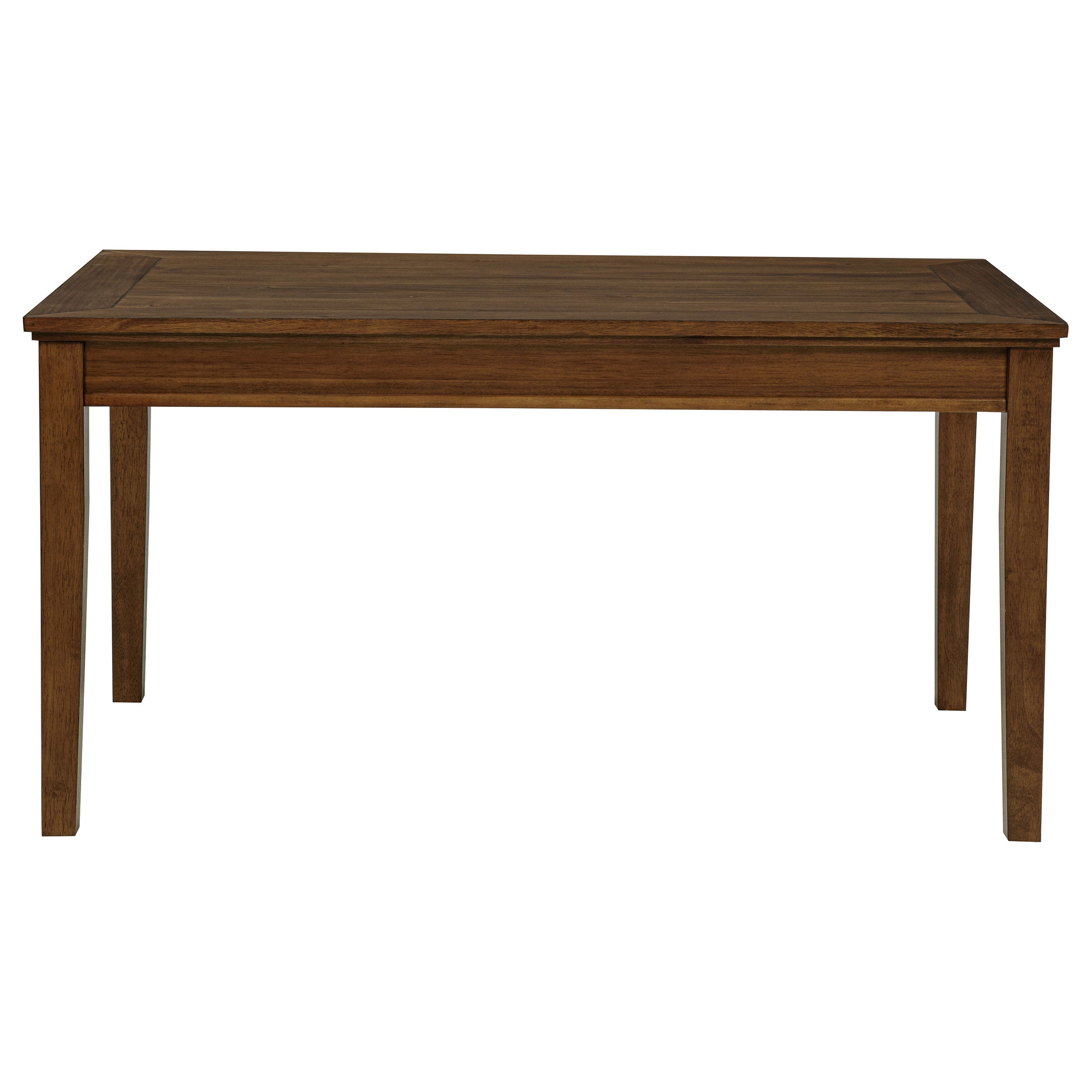 Atwood Rectangular Wood Dining Table Warm Brown — view 3