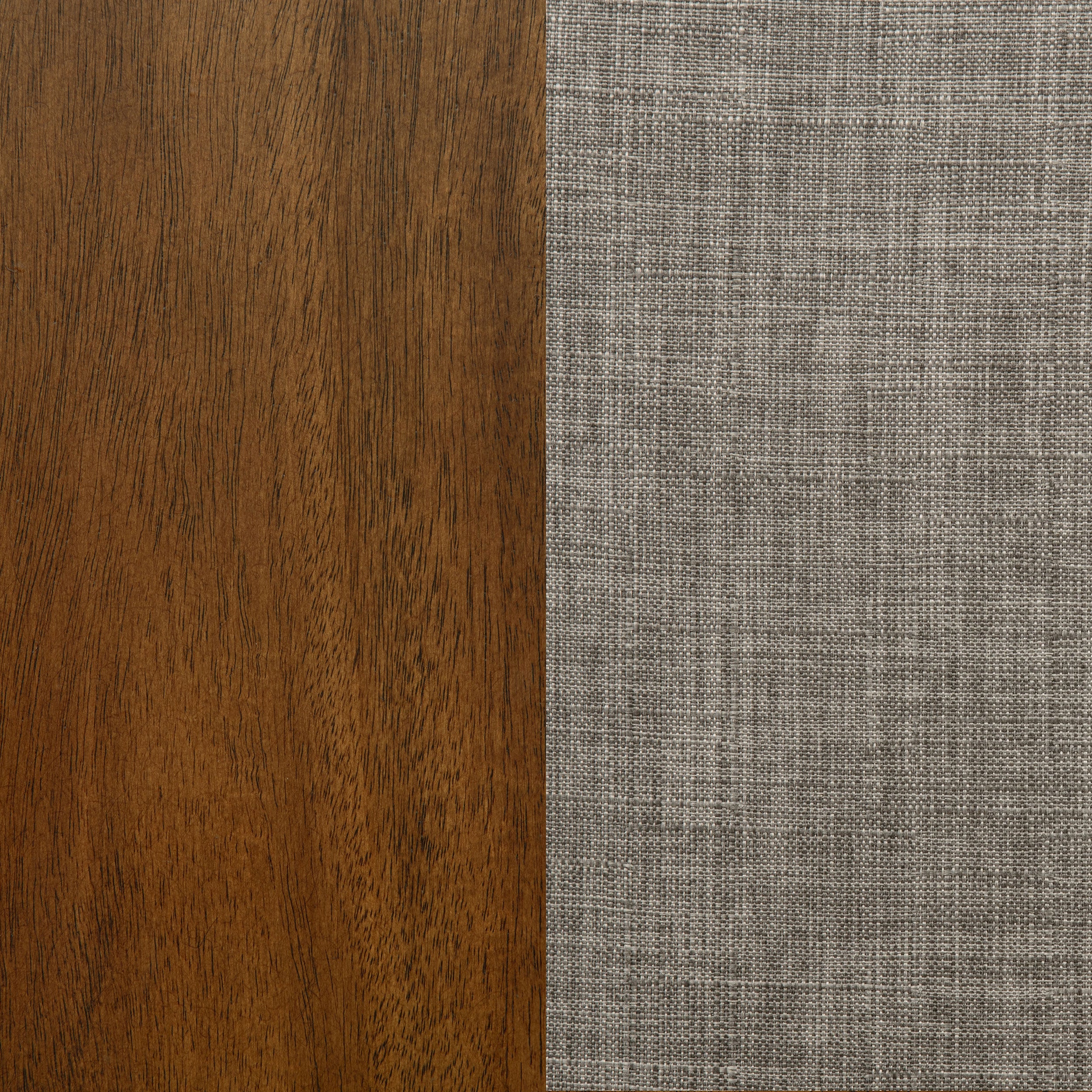 Atwood Wood Dining Side Chair Upholstered Seat Warm Brown — view 13