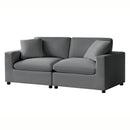 Caylie - Modular 2 Piece Sofa - Charcoal