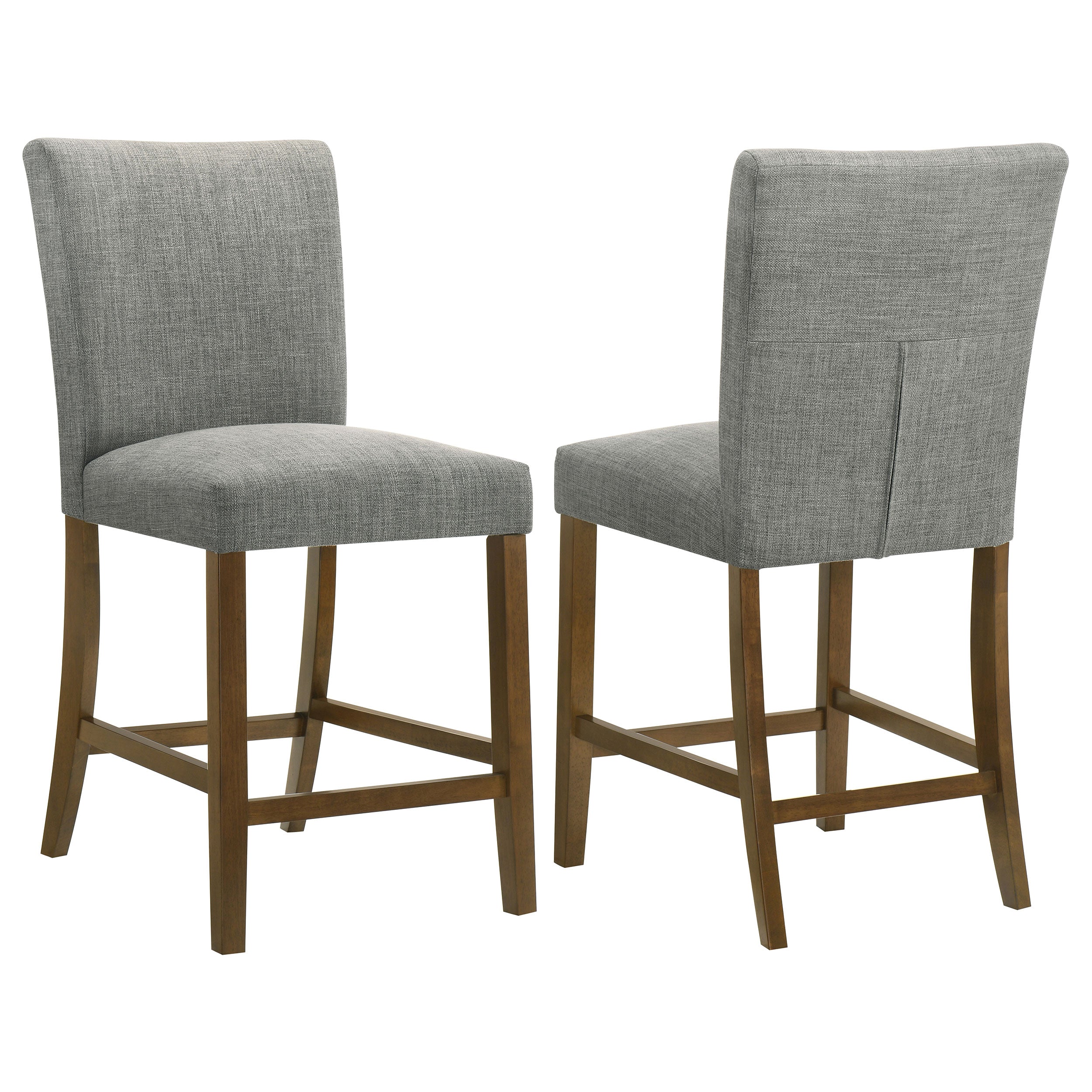 Paxton Upholstered Counter Height Dining Chair Grey (Set of 2) — view 1