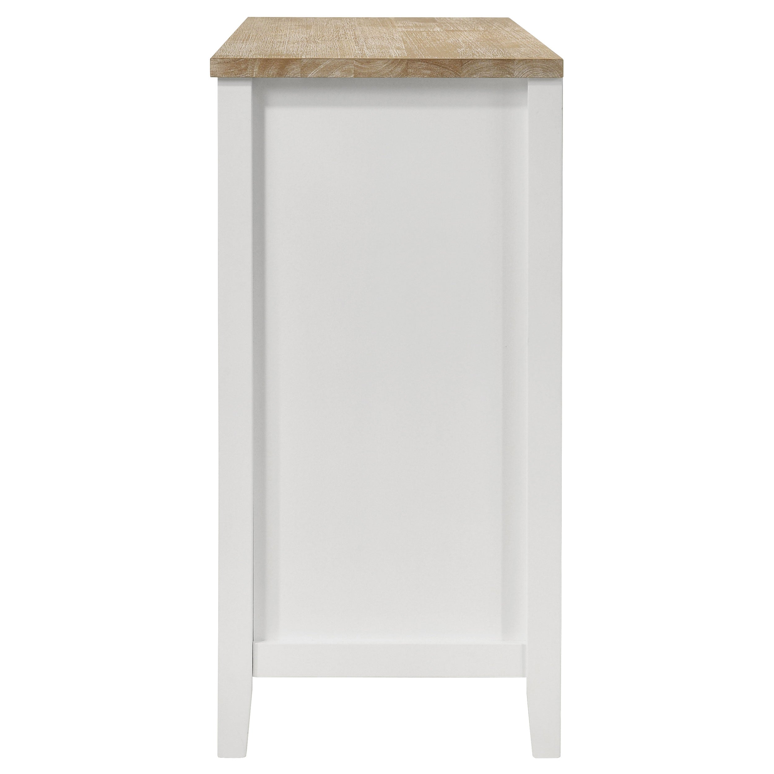 Hollis 2-door Dining Sideboard Buffet Storage Cabinet White — view 6