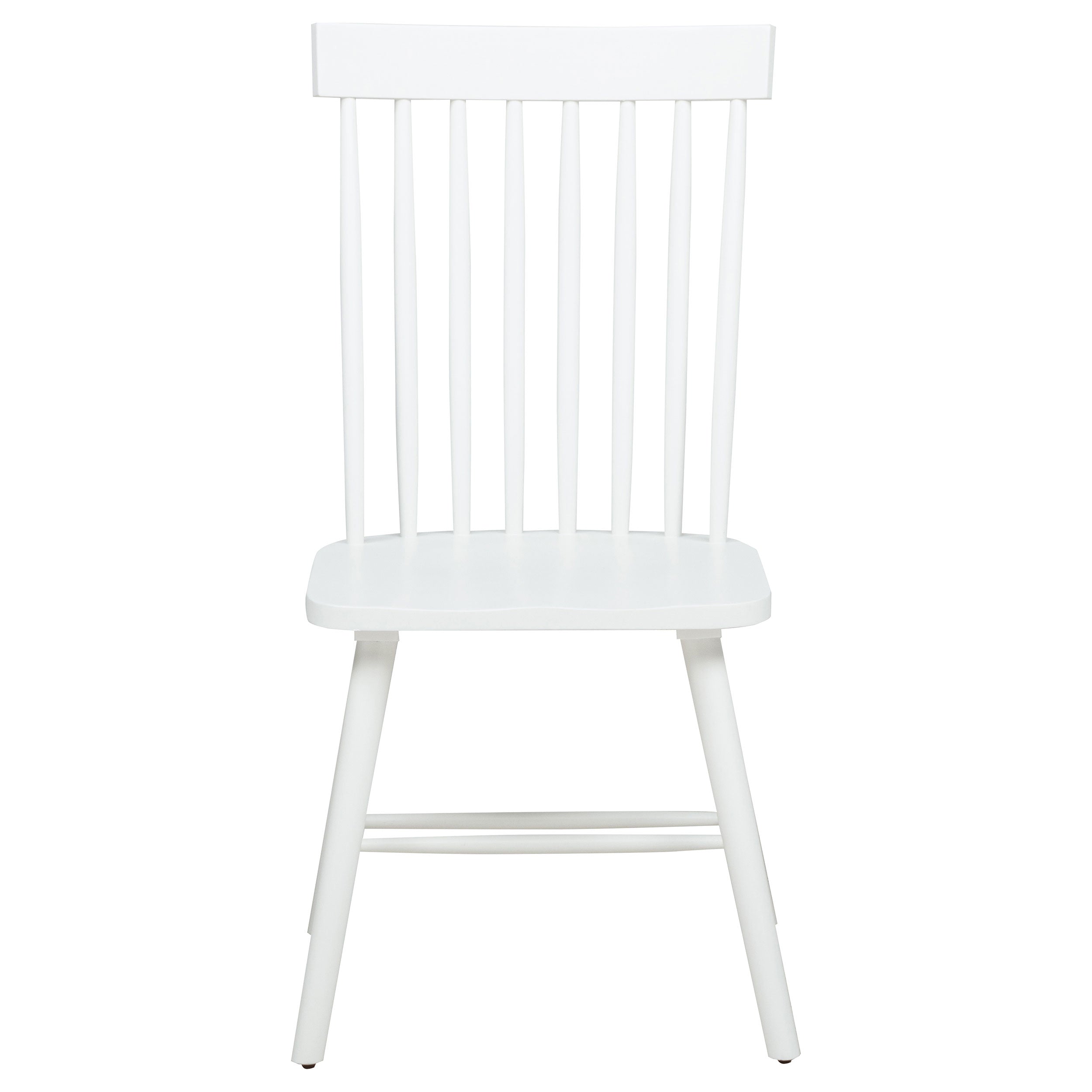 Andrews Windsor Spindle Back Dining Side Chair White (Set of 2) — view 4