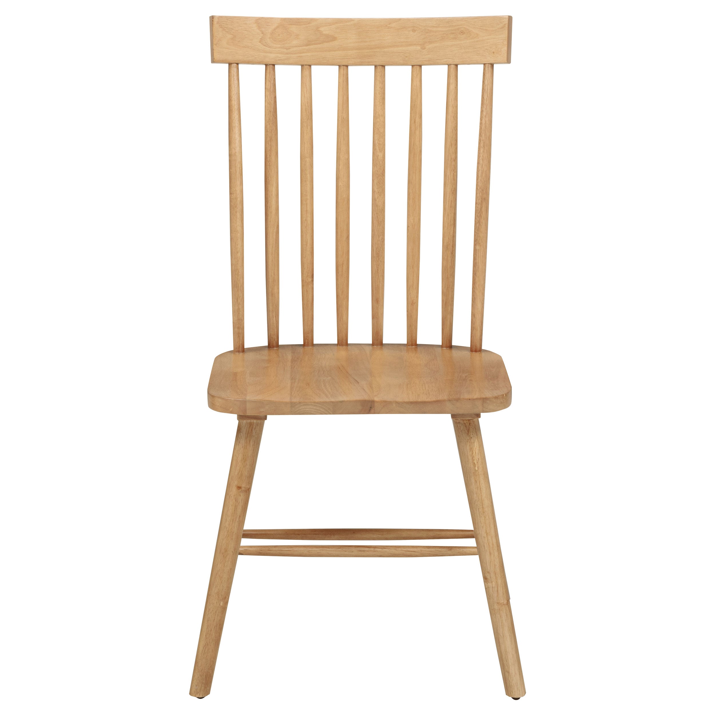 Andrews Windsor Spindle Back Dining Side Chair Light Ash (Set of 2) — view 4