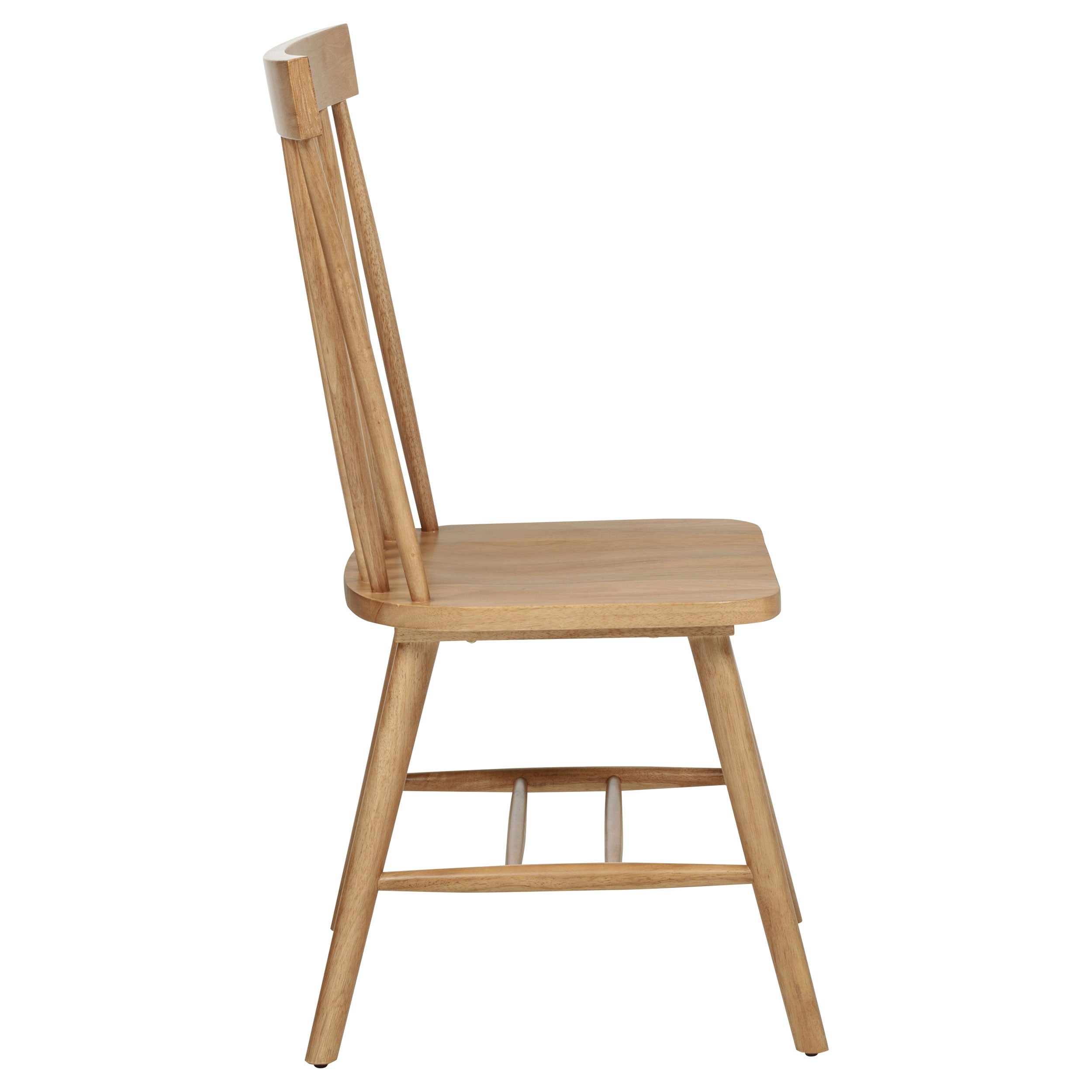 Andrews Windsor Spindle Back Dining Side Chair Light Ash (Set of 2) — view 10