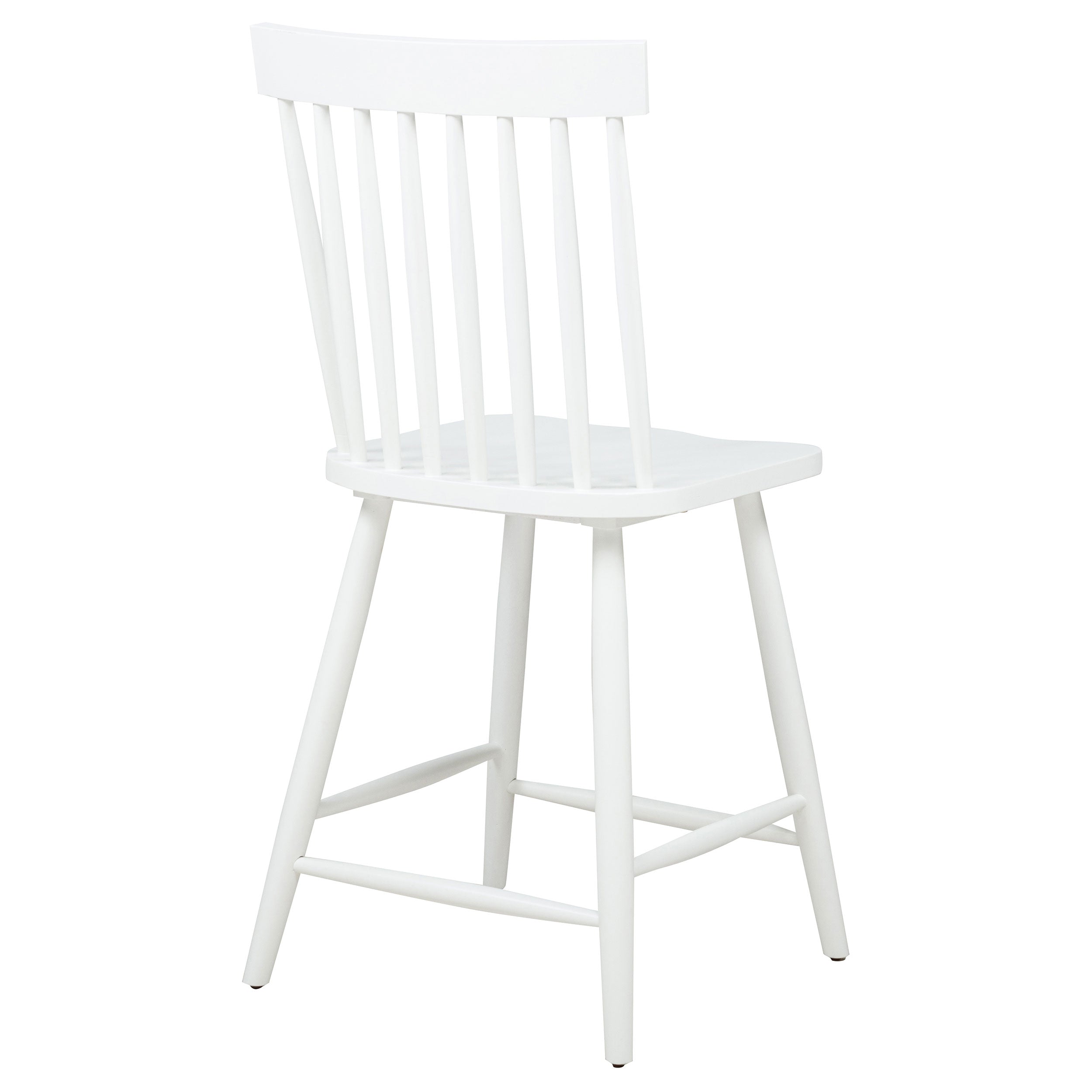 Andrews Windsor Counter Height Dining Side Chair White (Set of 2) — view 9