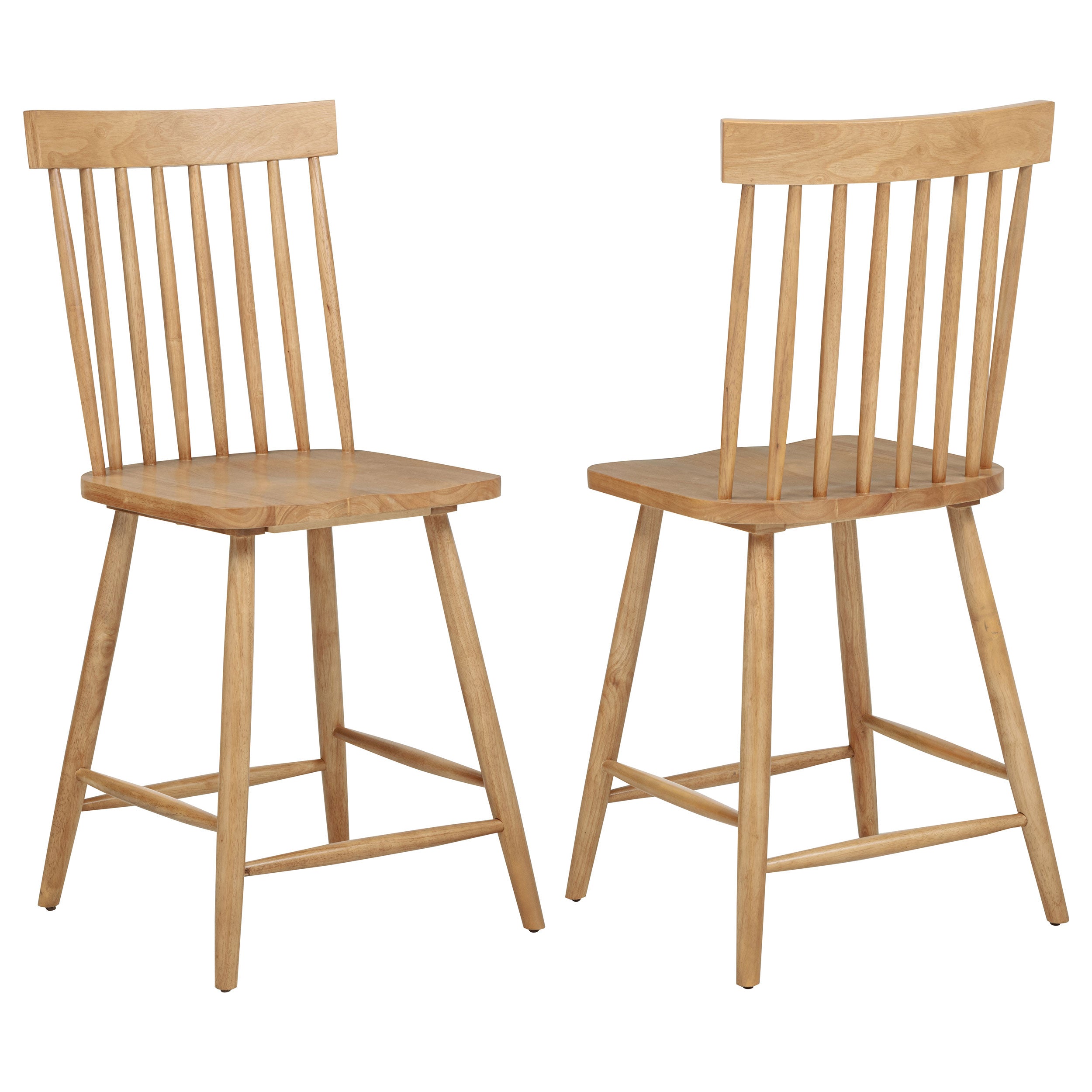 Andrews Windsor Counter Height Dining Side Chair Light Ash (Set of 2) — view 1