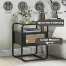 Colson - Accent Table - Black Finish - Atlantic Fine Furniture Inc