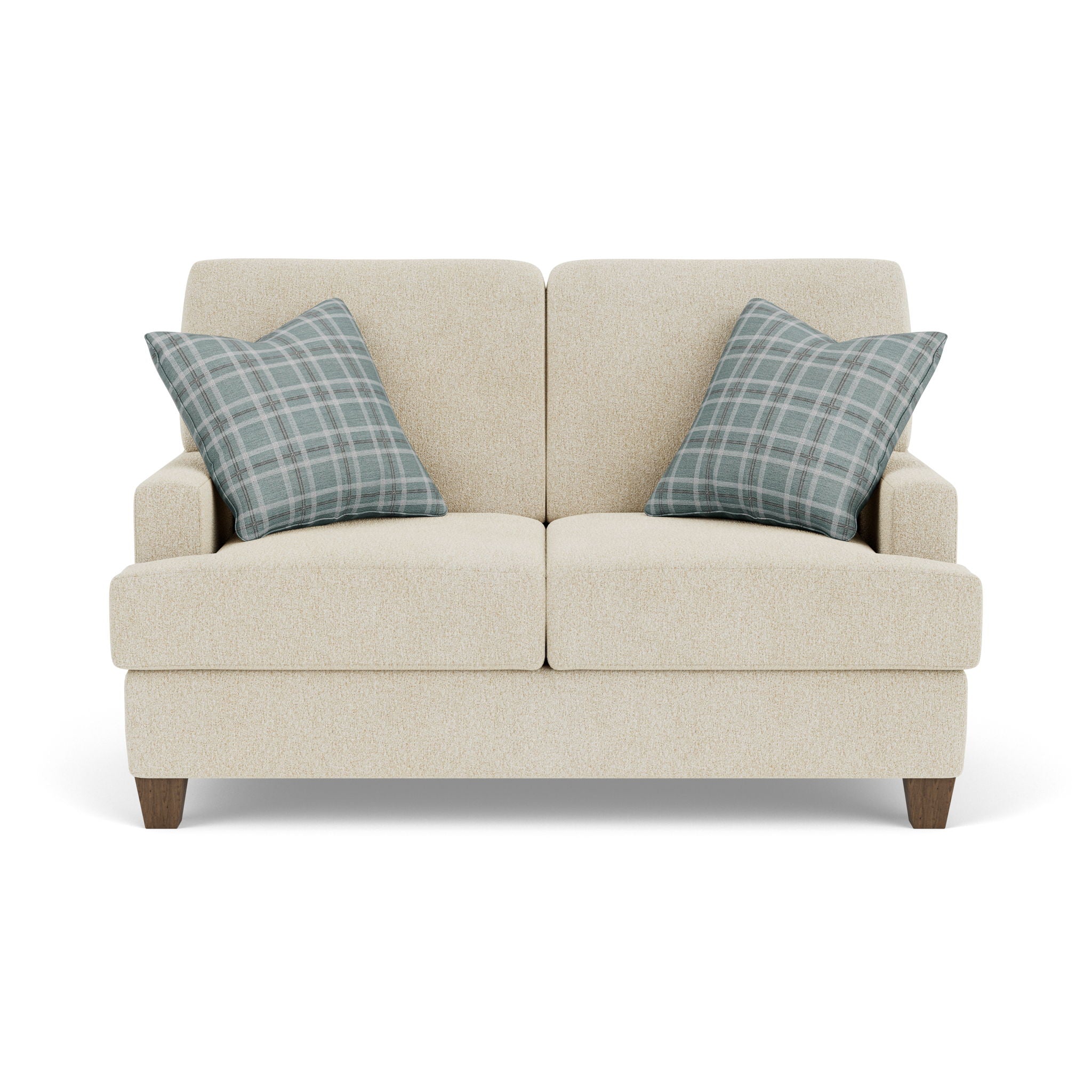 Moxy - Fabric Loveseat, T-Shaped Seat Cushion