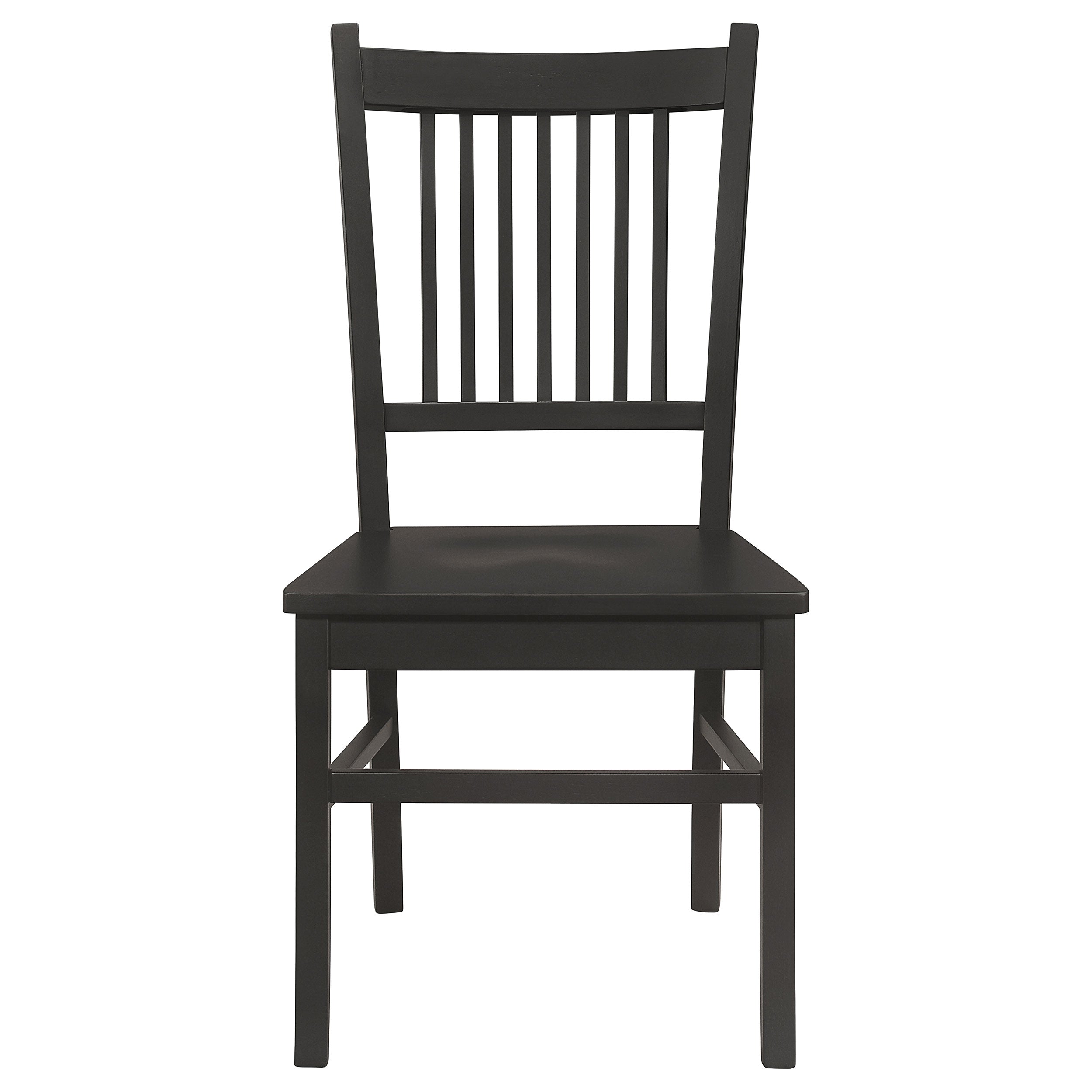 Marbrisa Wood Dining Side Chair Matte Black (Set of 2) — view 4