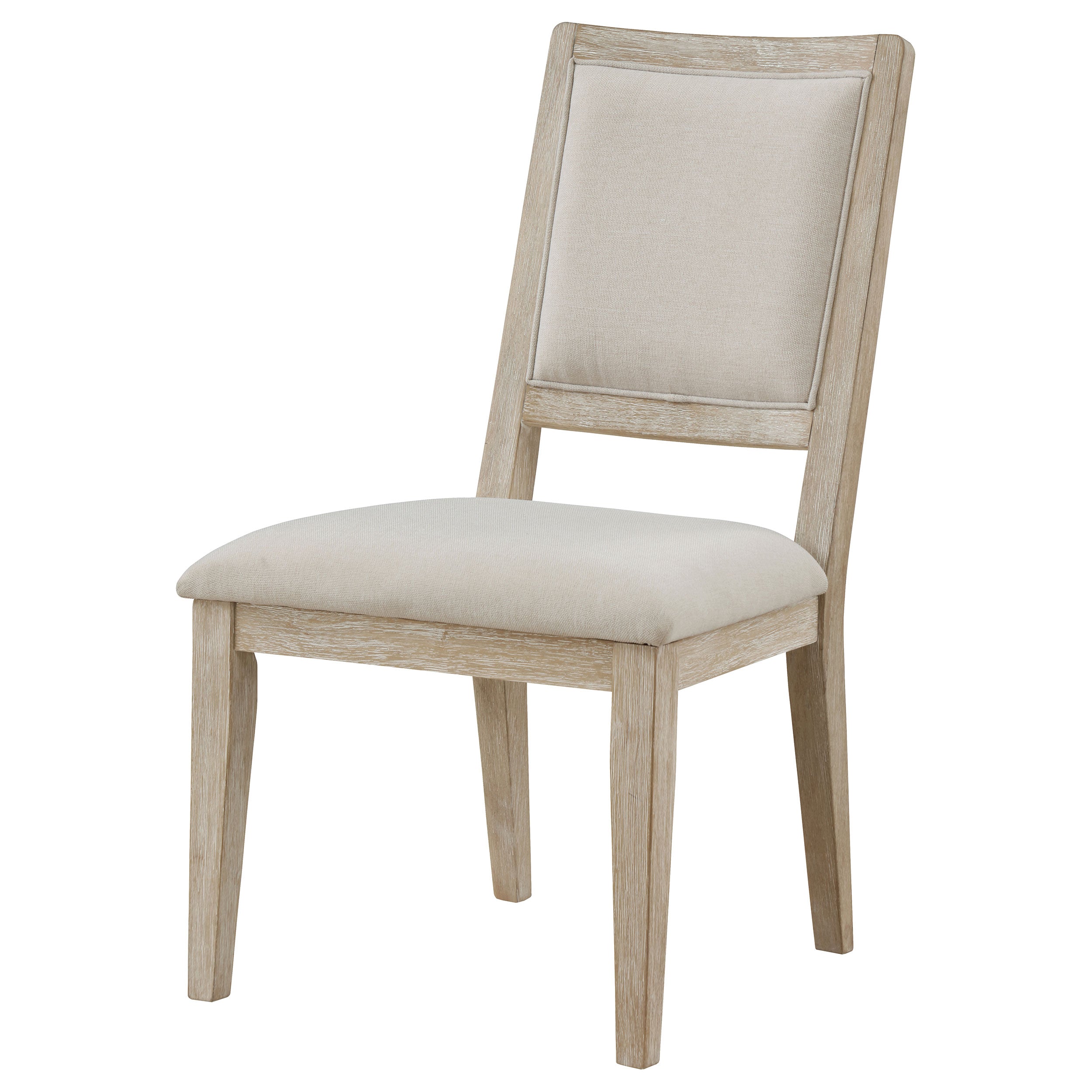 Trofello Cushioned Dining Side Chair White Washed (Set of 2) — view 5