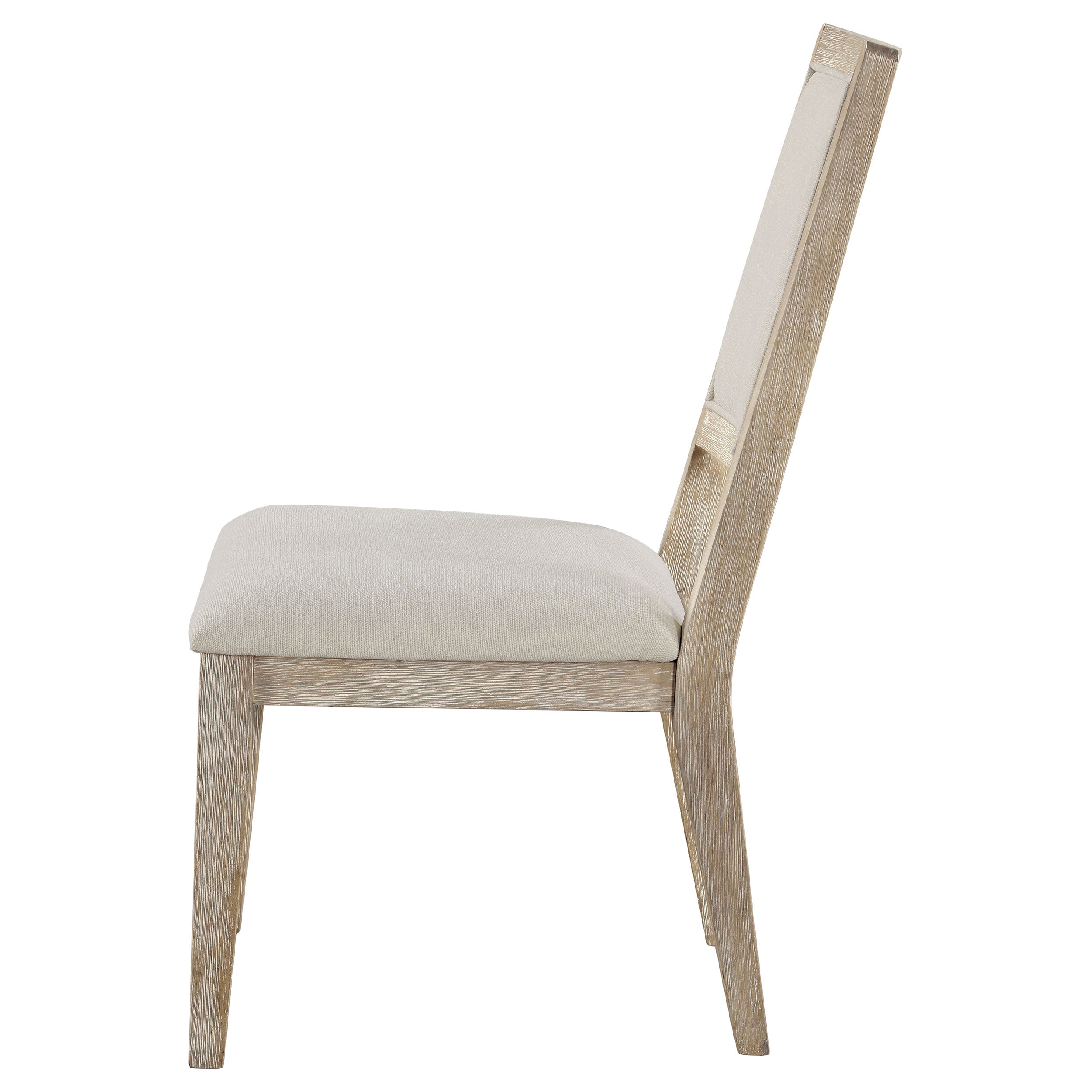 Trofello Cushioned Dining Side Chair White Washed (Set of 2) — view 6