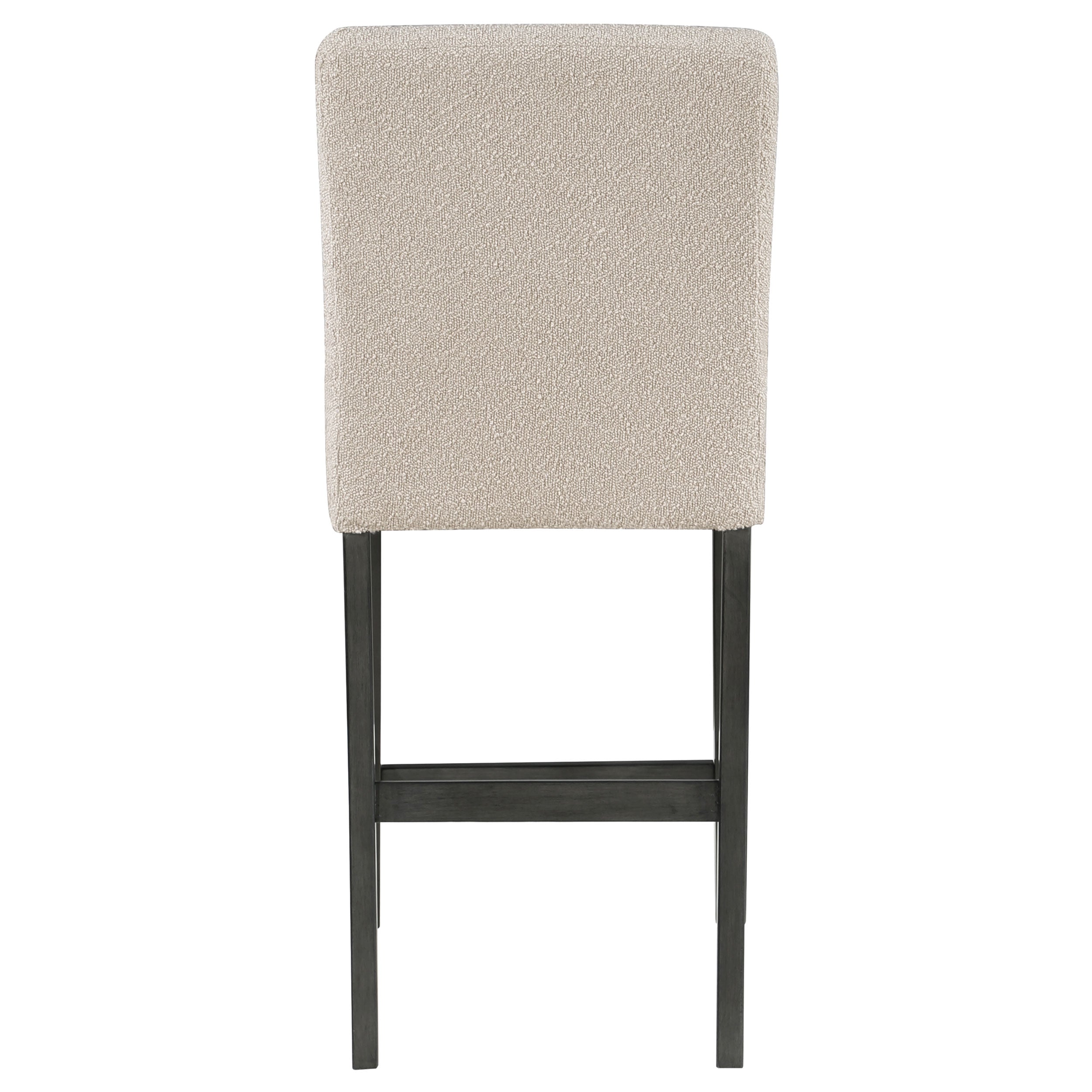 Alba Boucle Upholstered Counter Chair Beige (Set of 2) — view 8