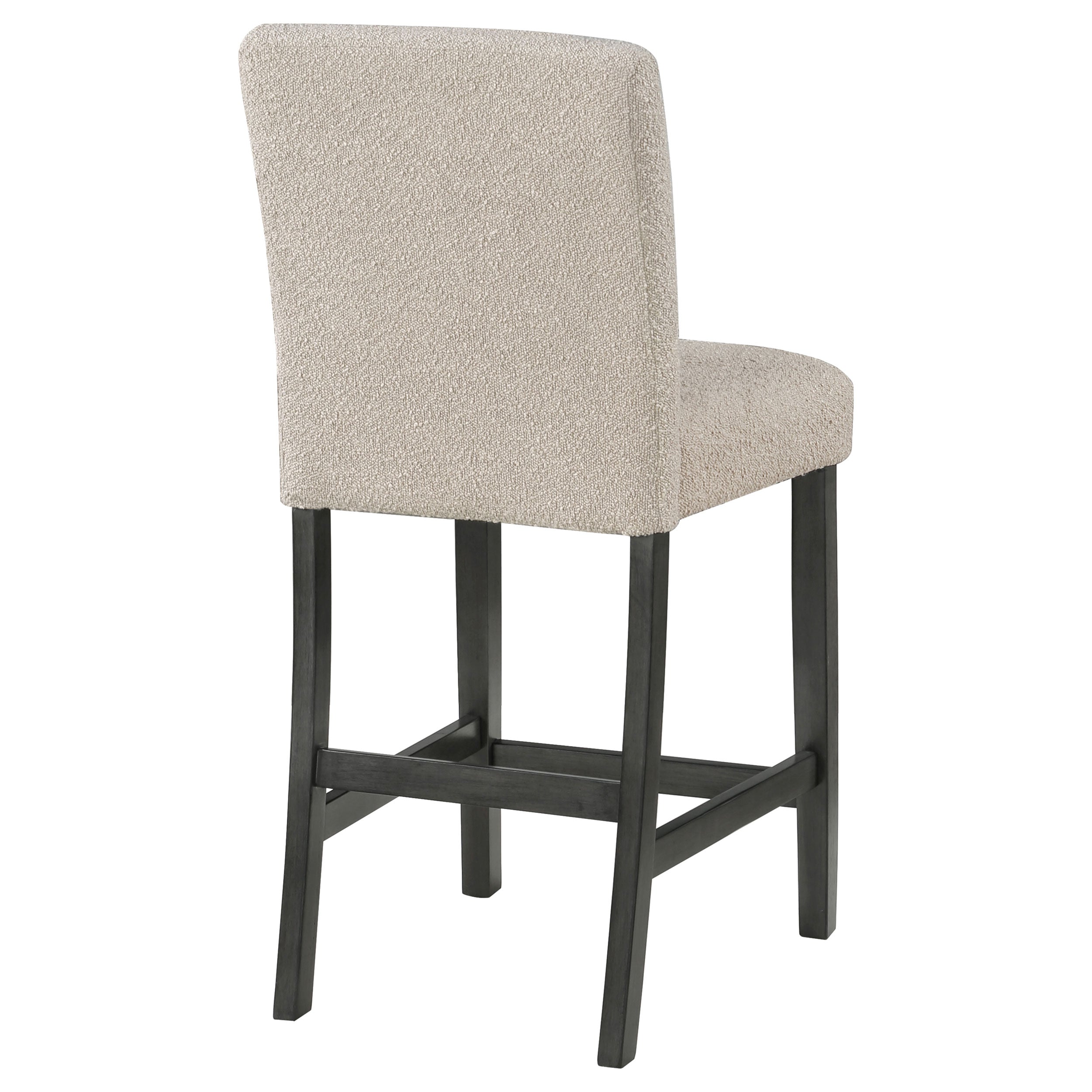 Alba Boucle Upholstered Counter Chair Beige (Set of 2) — view 9