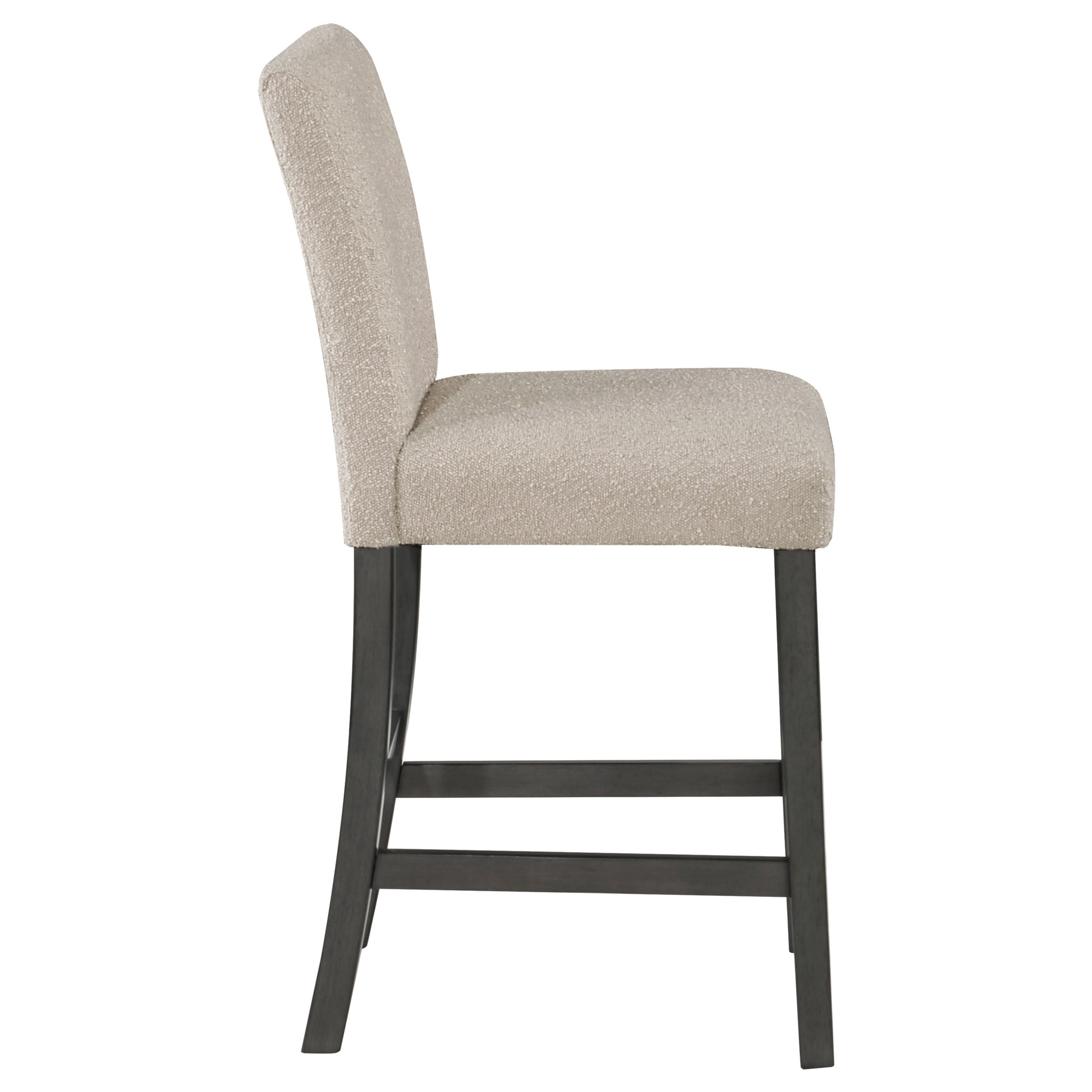 Alba Boucle Upholstered Counter Chair Beige (Set of 2) — view 10